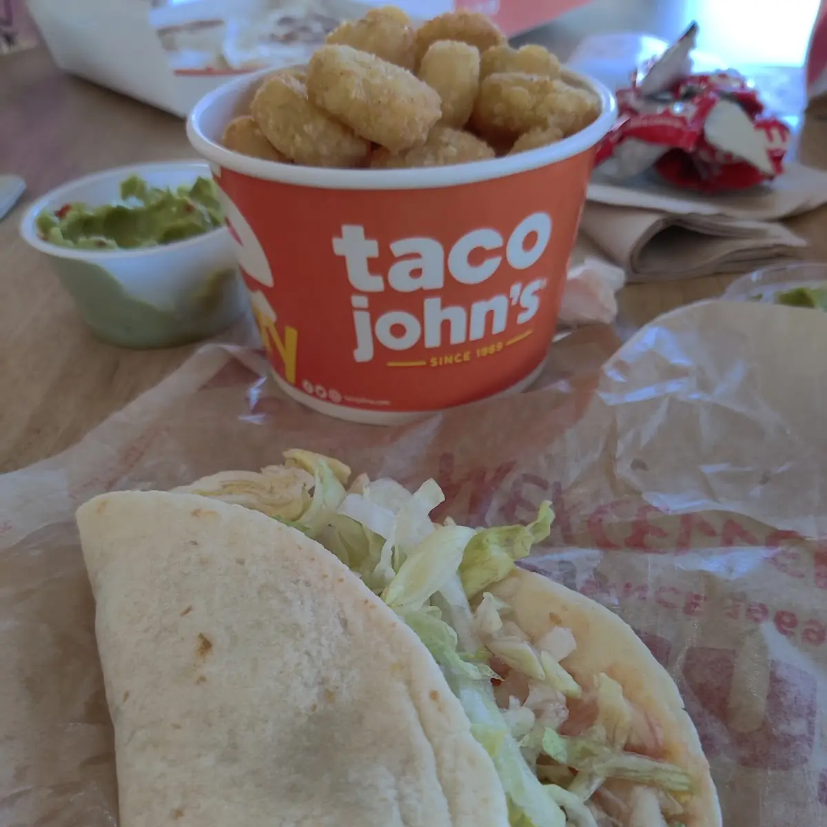 Soft Taco and Potato Oles