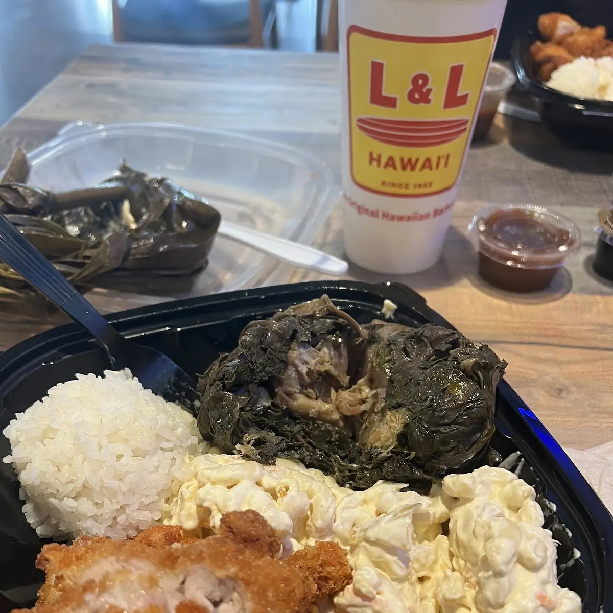 Seafood Combo w Kalua Pork