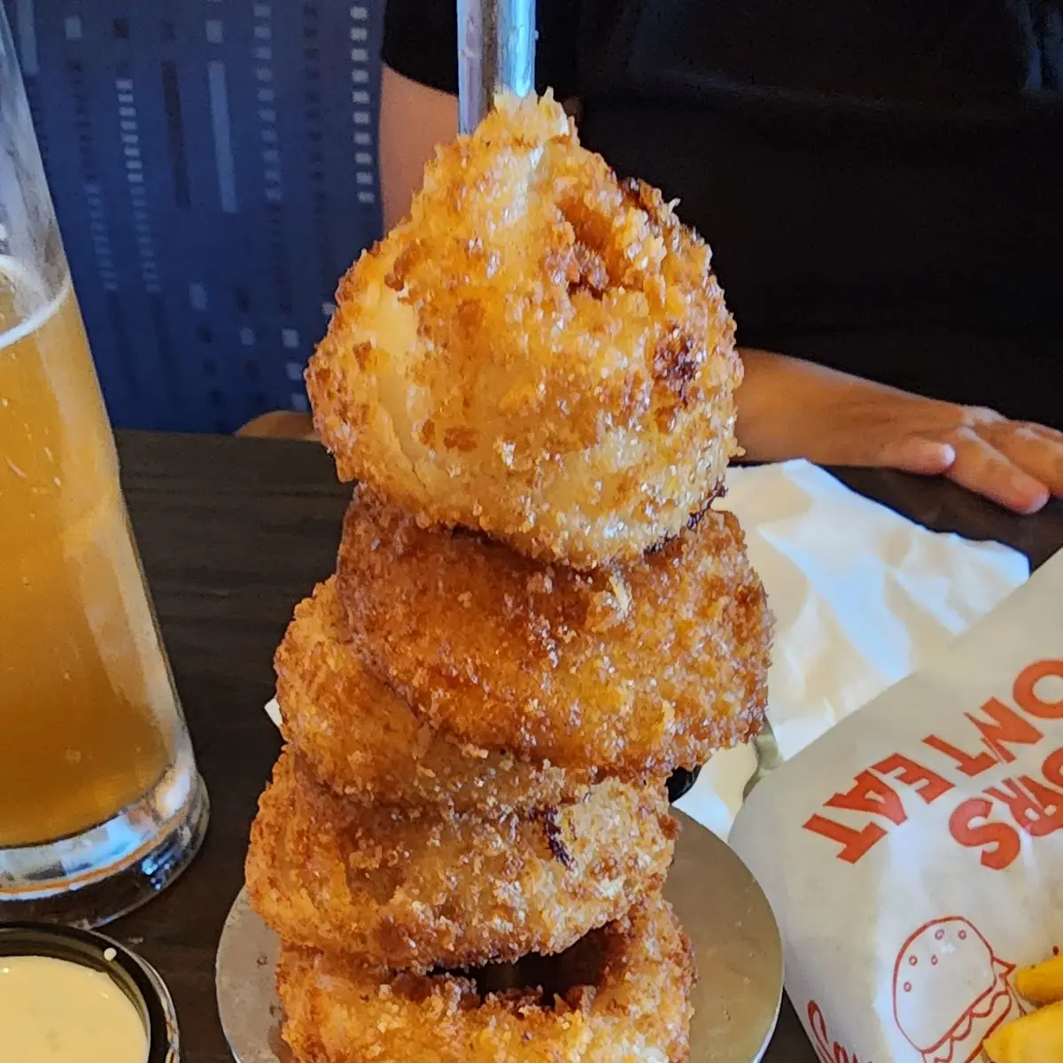 Towering Onion Rings