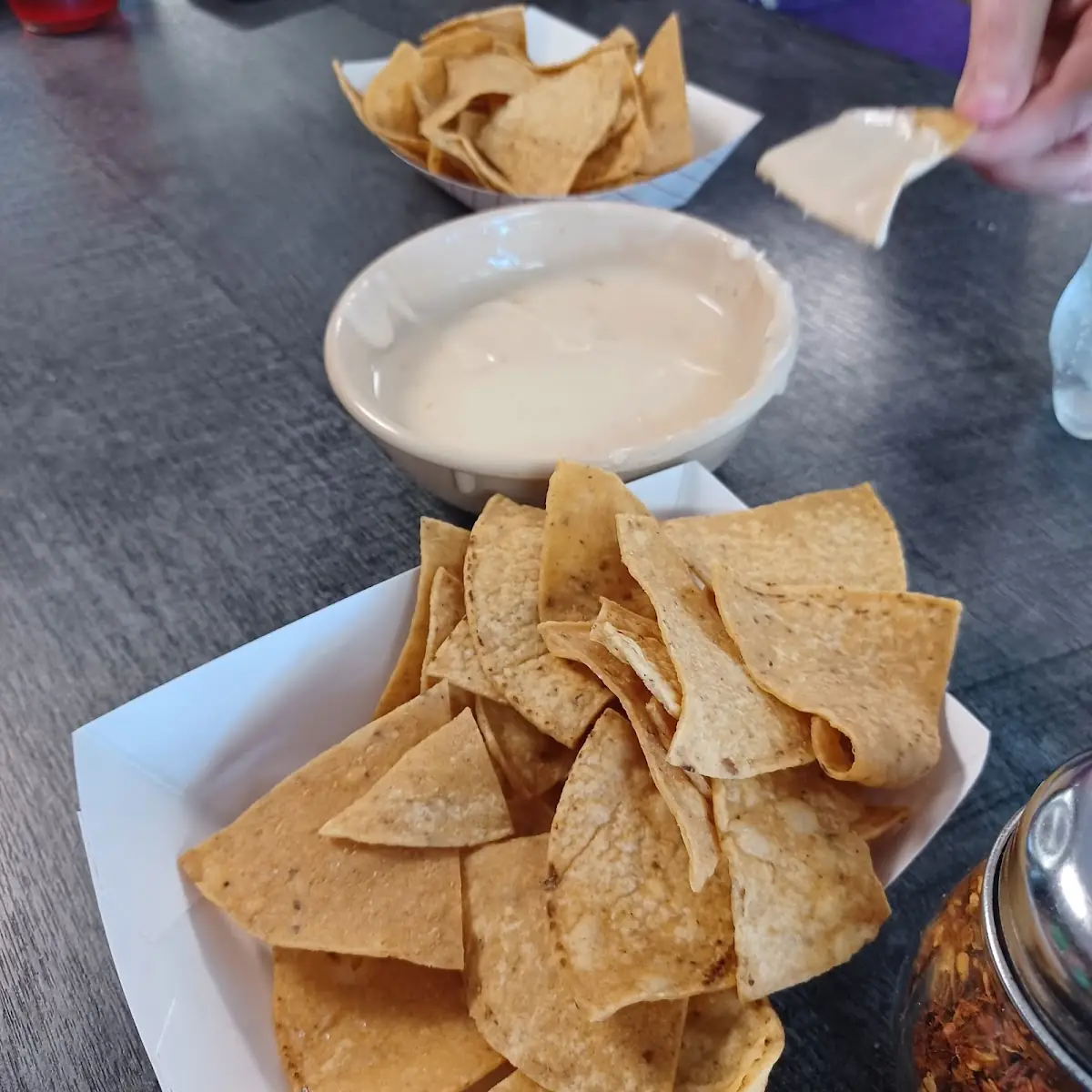 Chips & White Queso