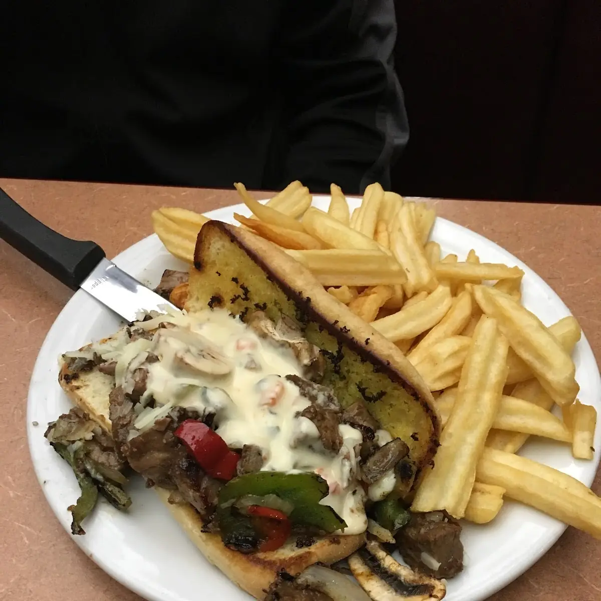 Philly Cheesesteak Omelette