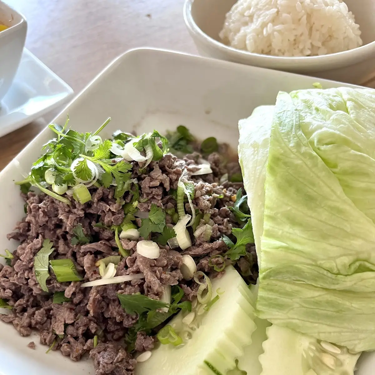 Lettuce Wraps Phan Nua