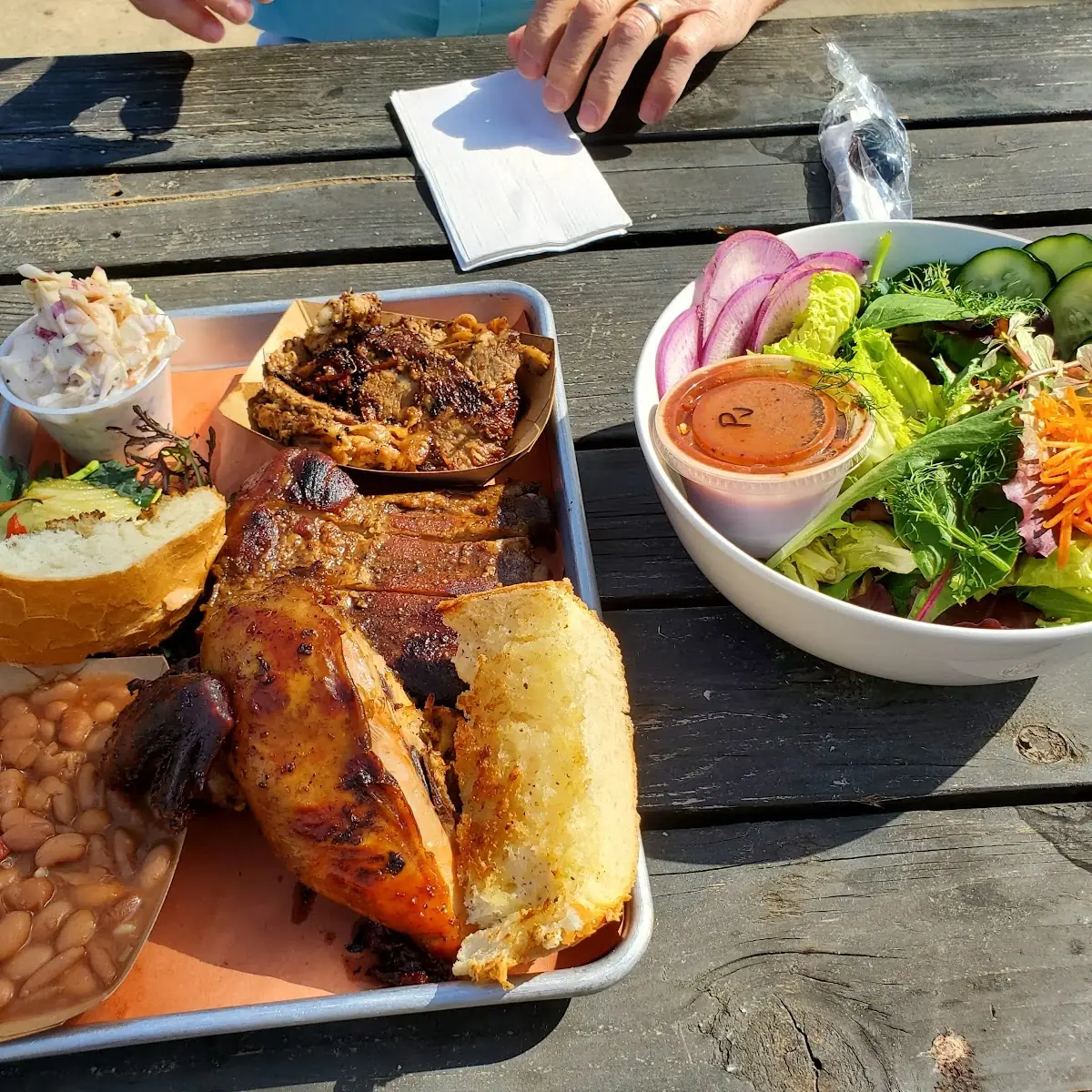 BBQ Plate & House Salad