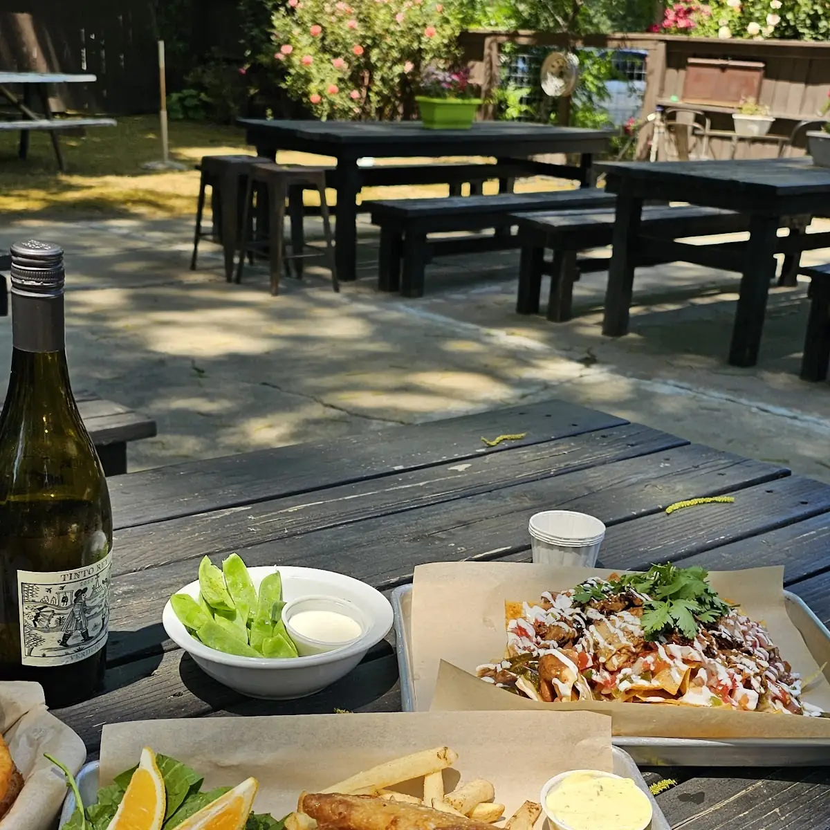 Fish and Chips and BBQ Nachos