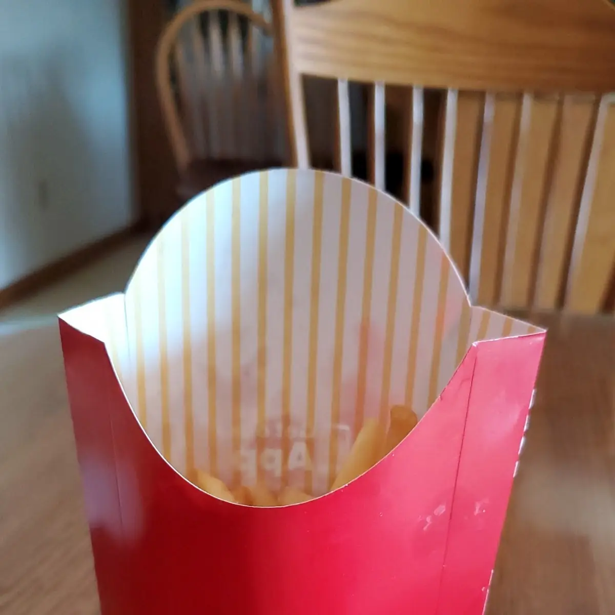 Medium Fries in a Large Fry