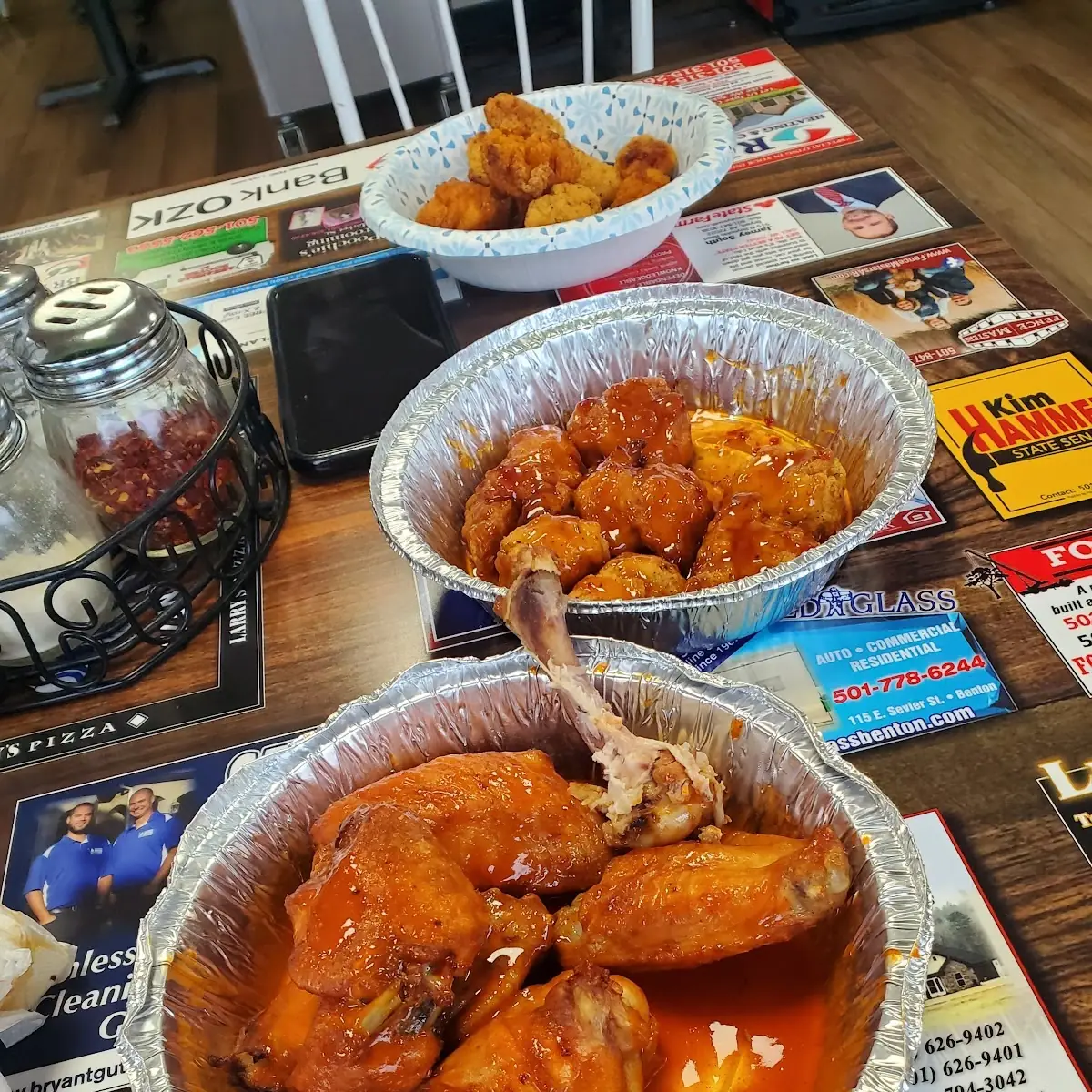 Asian and Buffalo Wings