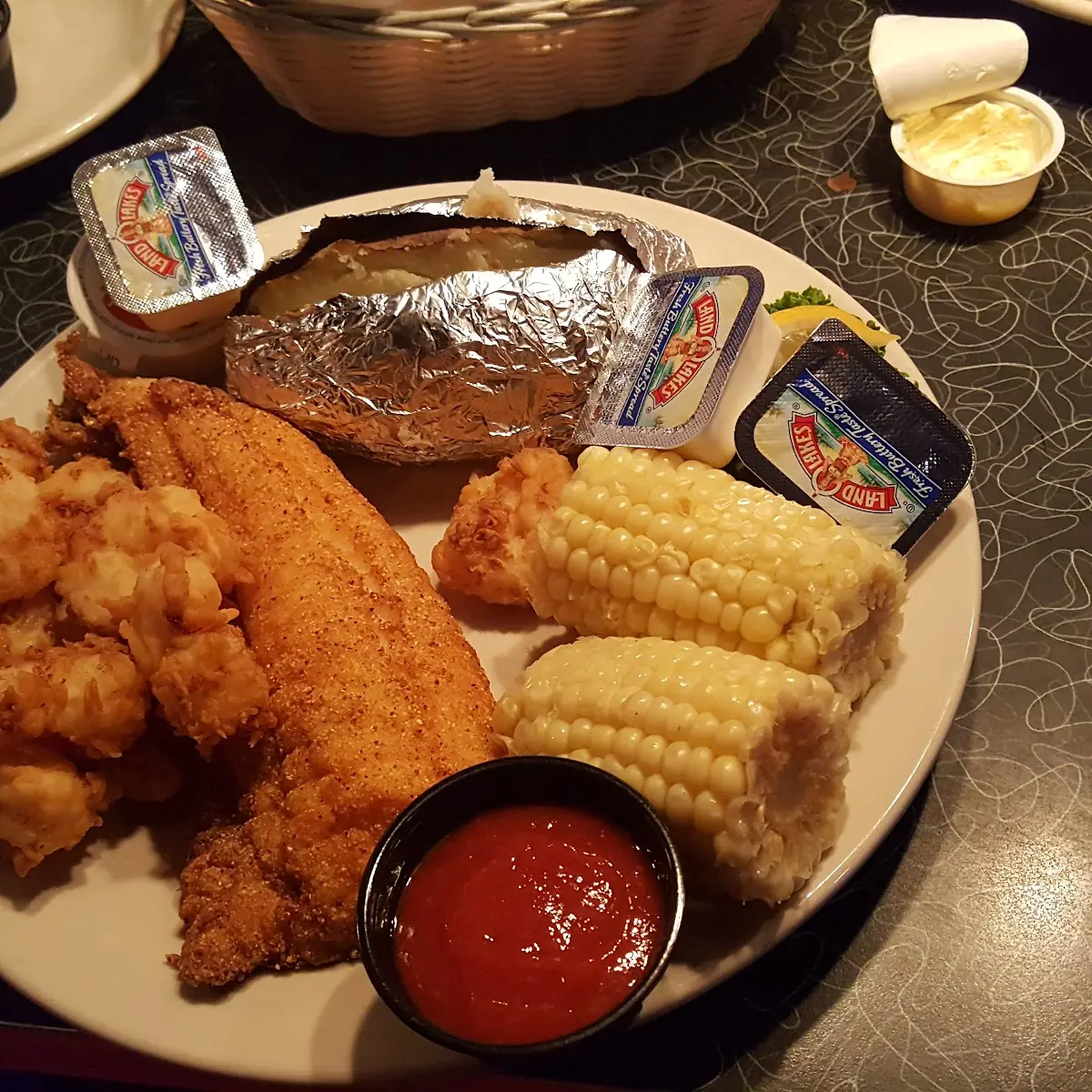 Fried Fish & Shrimp Platter