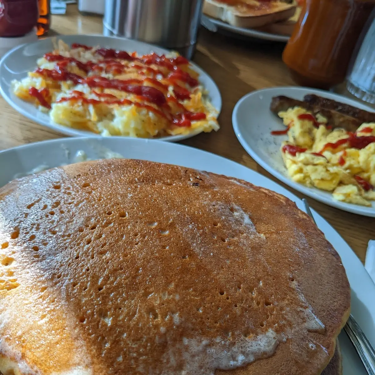 Pumpkin Pancake Combo