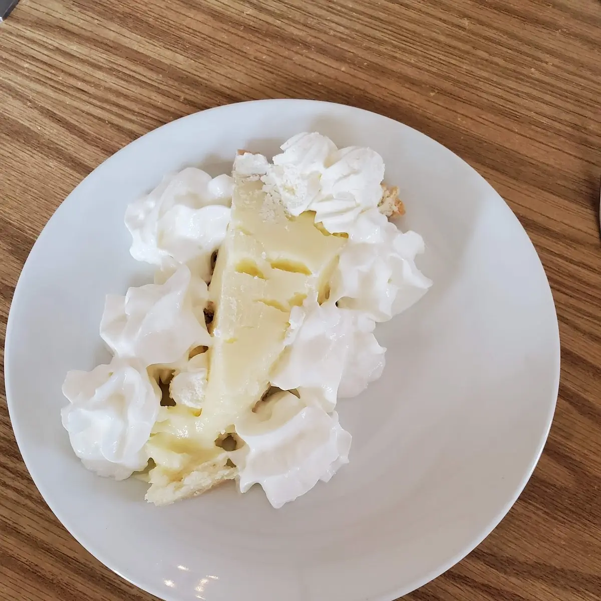 Sour Cream Lemon Pie Slice