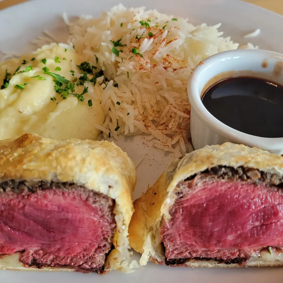 Beef Wellington Medium Rare