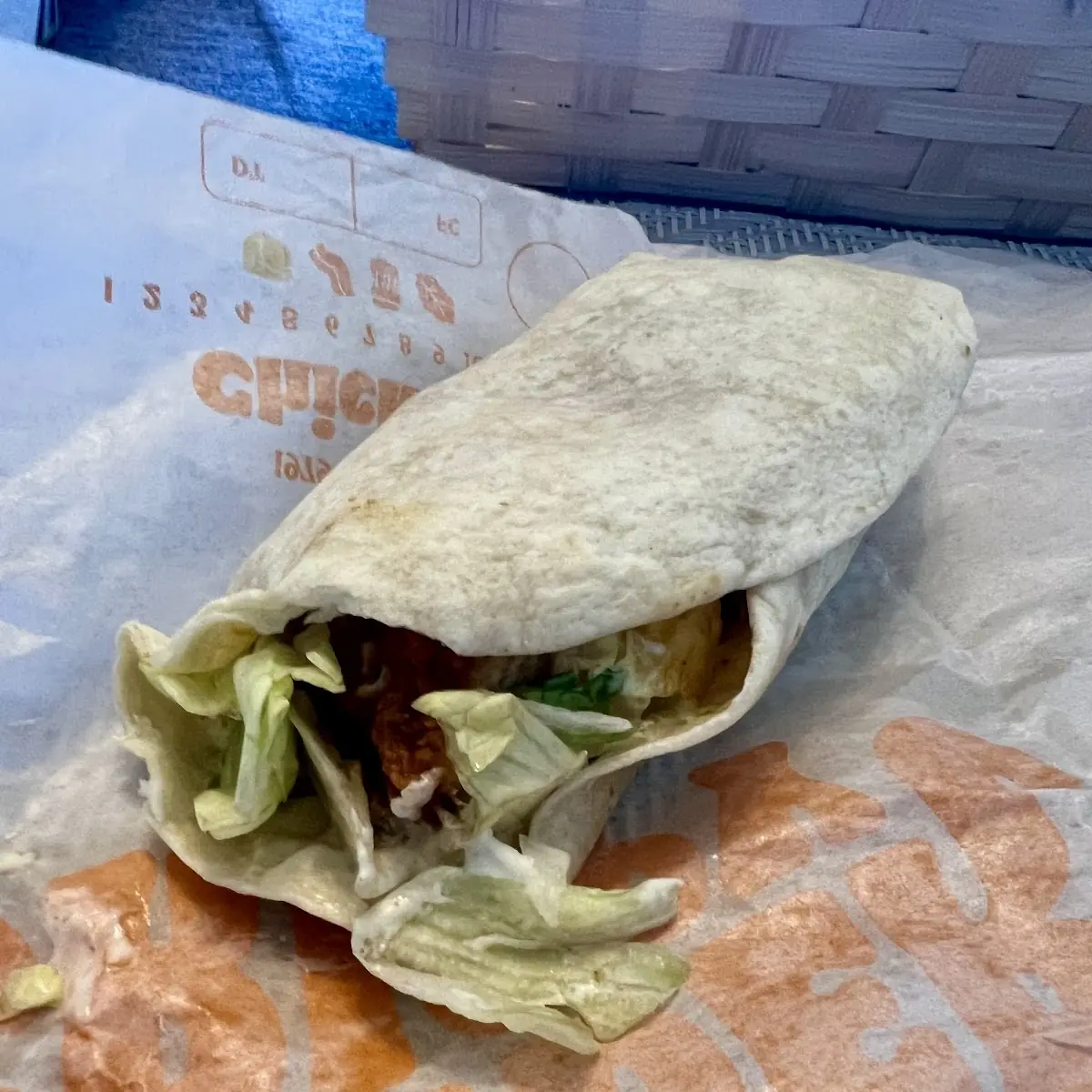 Honey Mustard Chicken Wrap