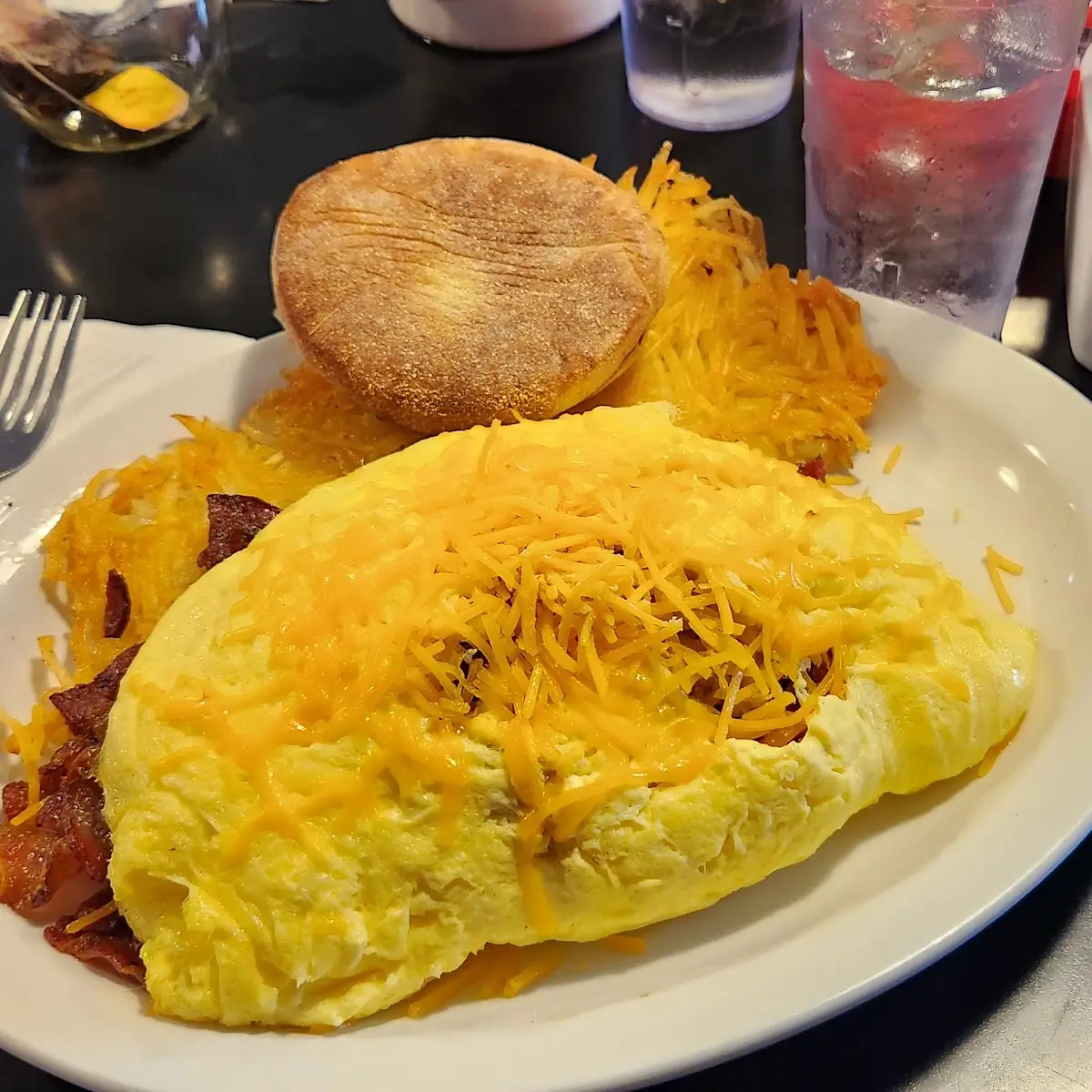 Bacon and Cheese Omelet