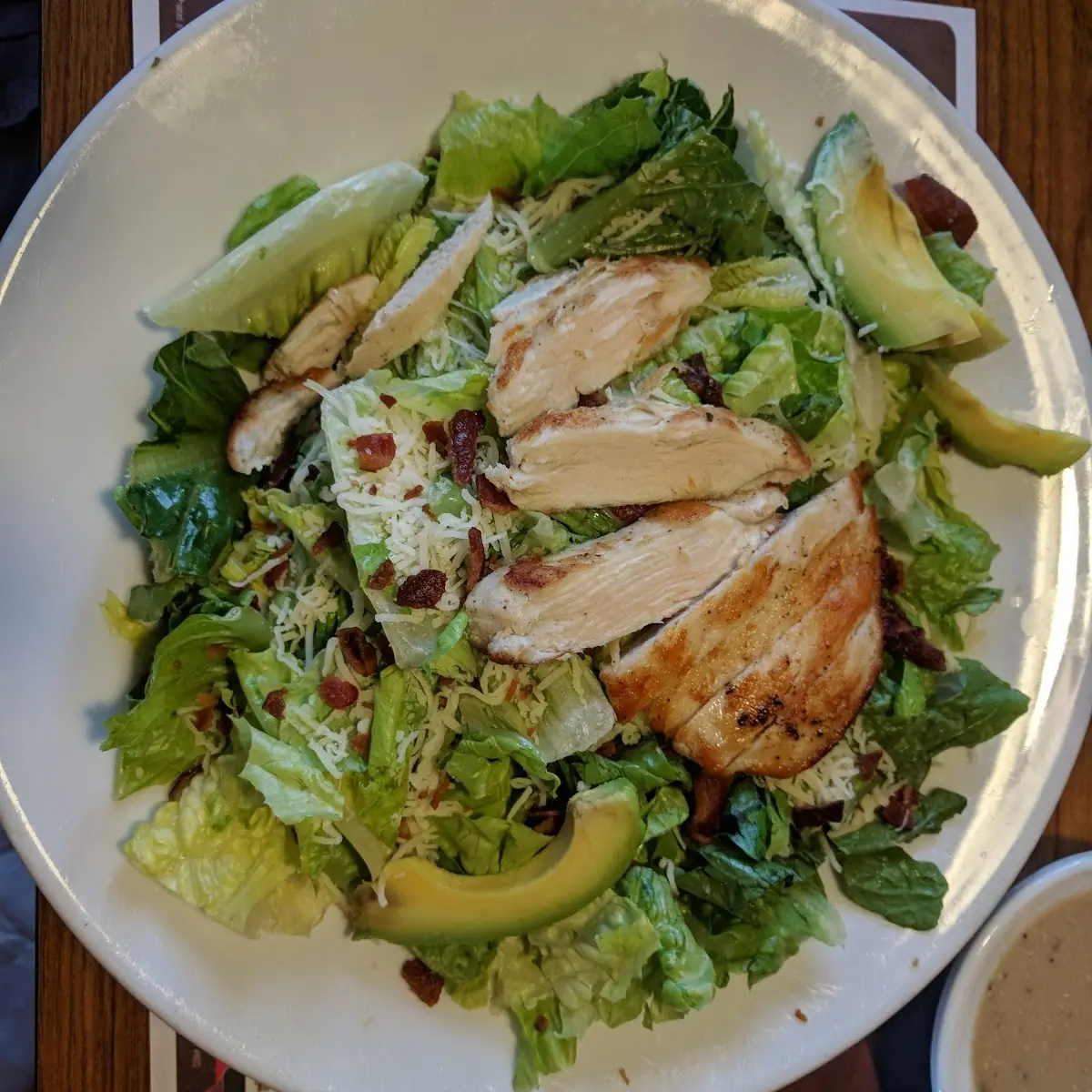Chicken Avocado Caesar Salad