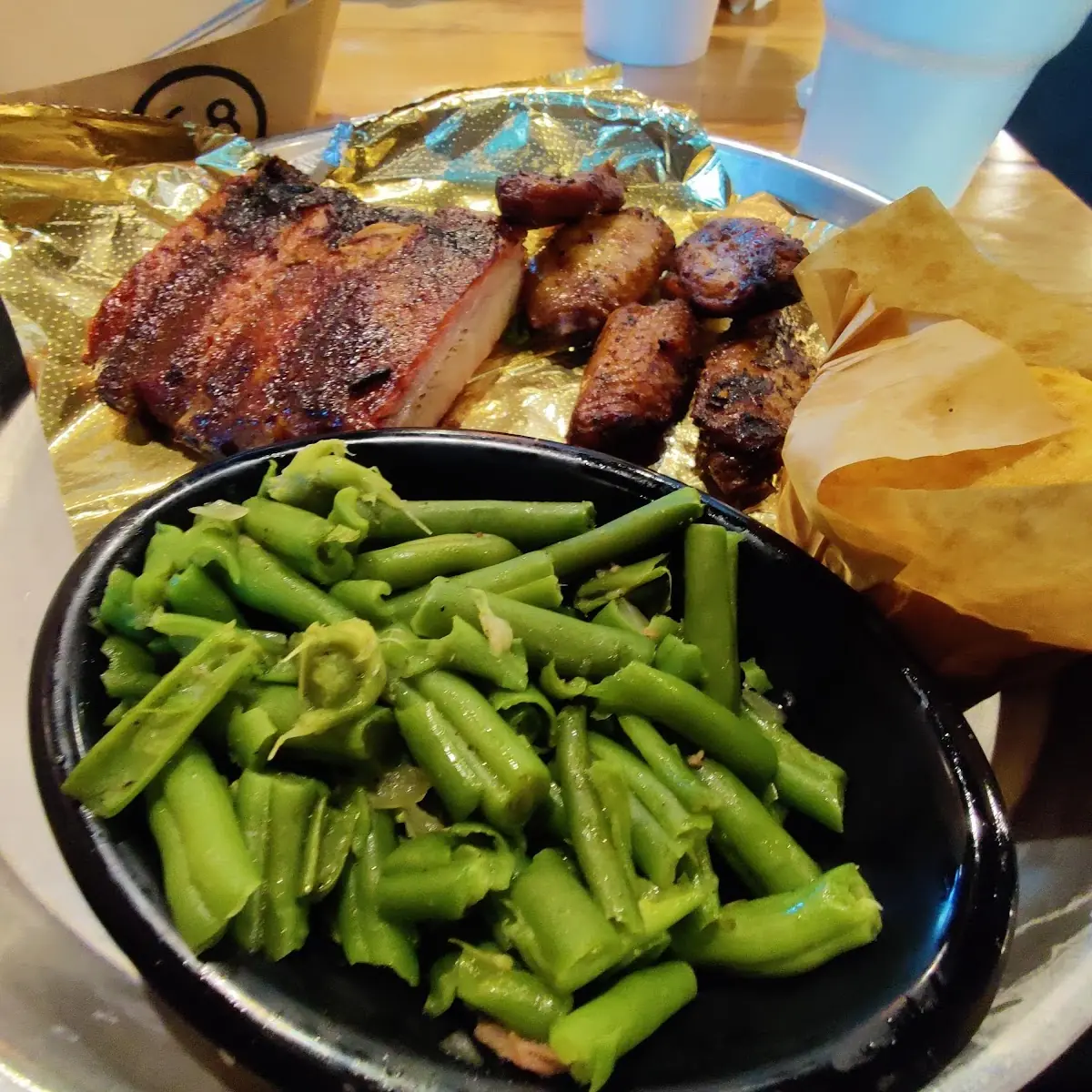 Smoked Chicken Wings & BBQ Ribs