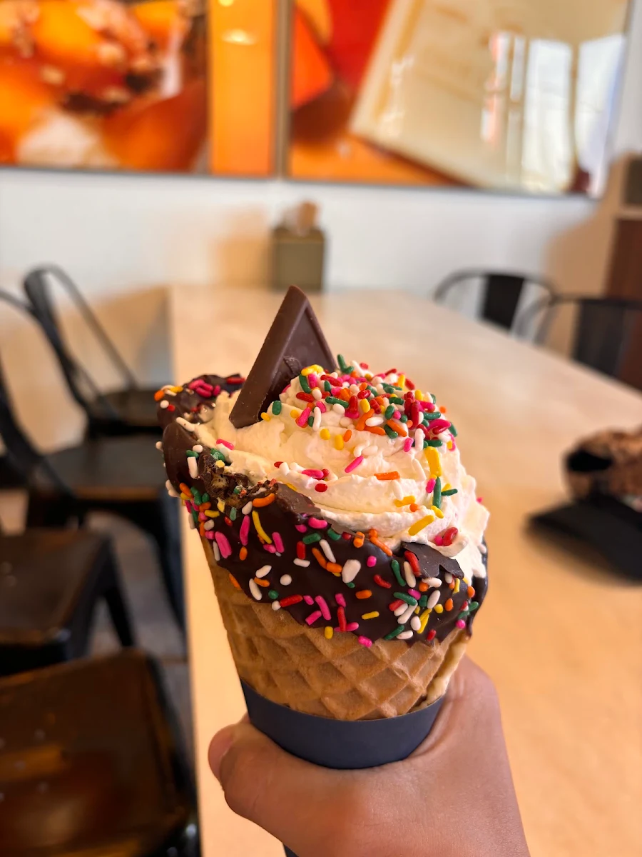 Dipped Waffle Cone