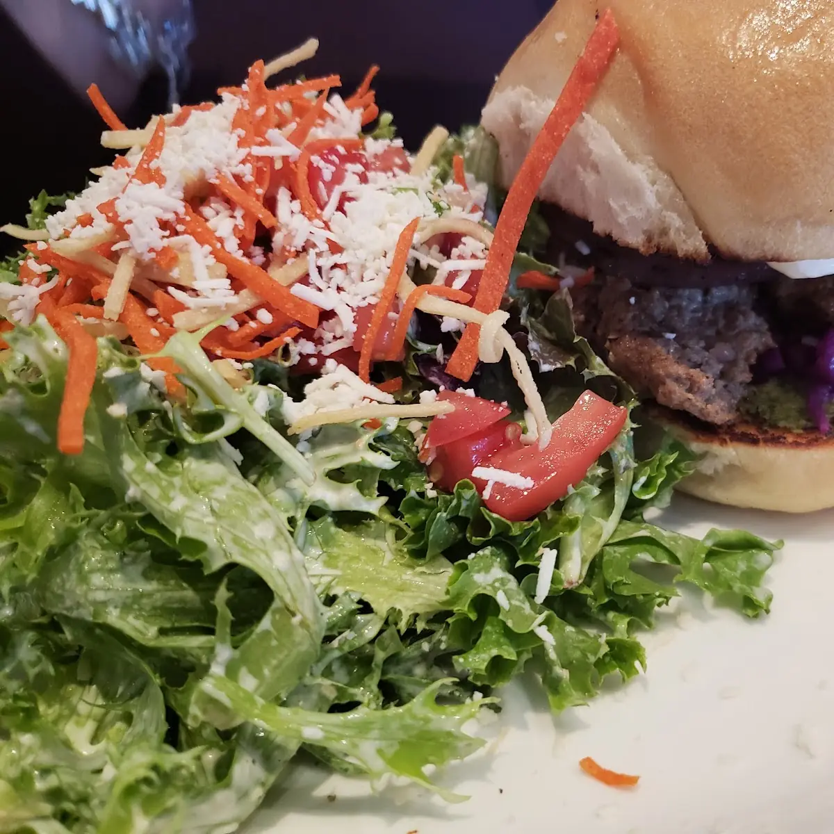 Broken Arrow Antelope Burger with Tomato-Bacon Jam