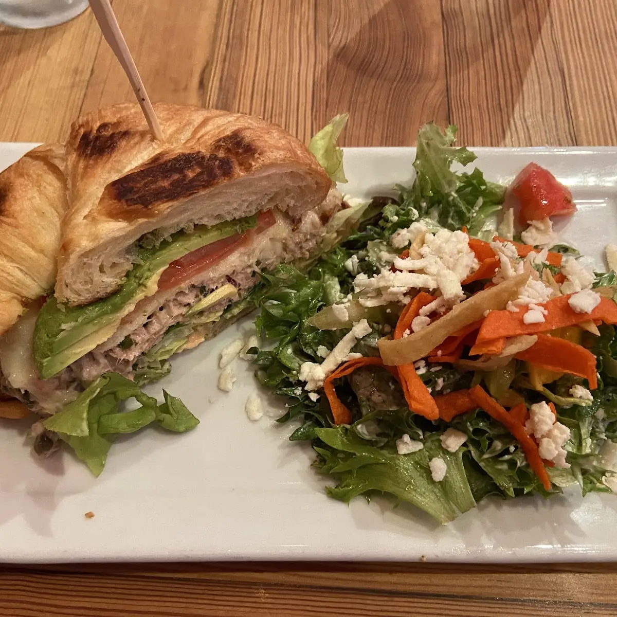 Tuna Melt Special with Salad