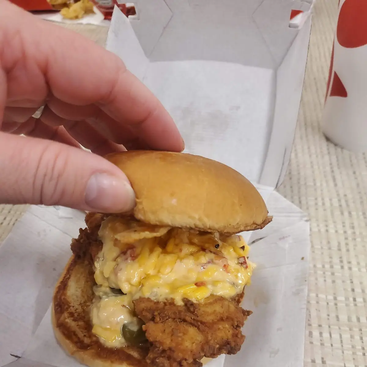 Pimento Cheese Chicken Sandwich