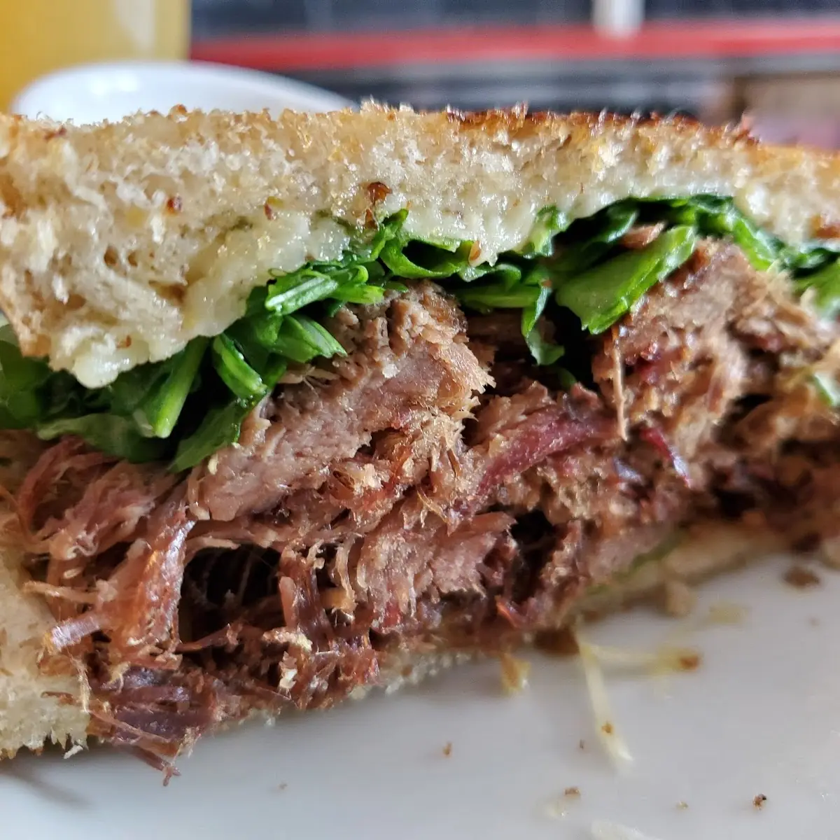 Brisket Grilled Cheese Sandwich