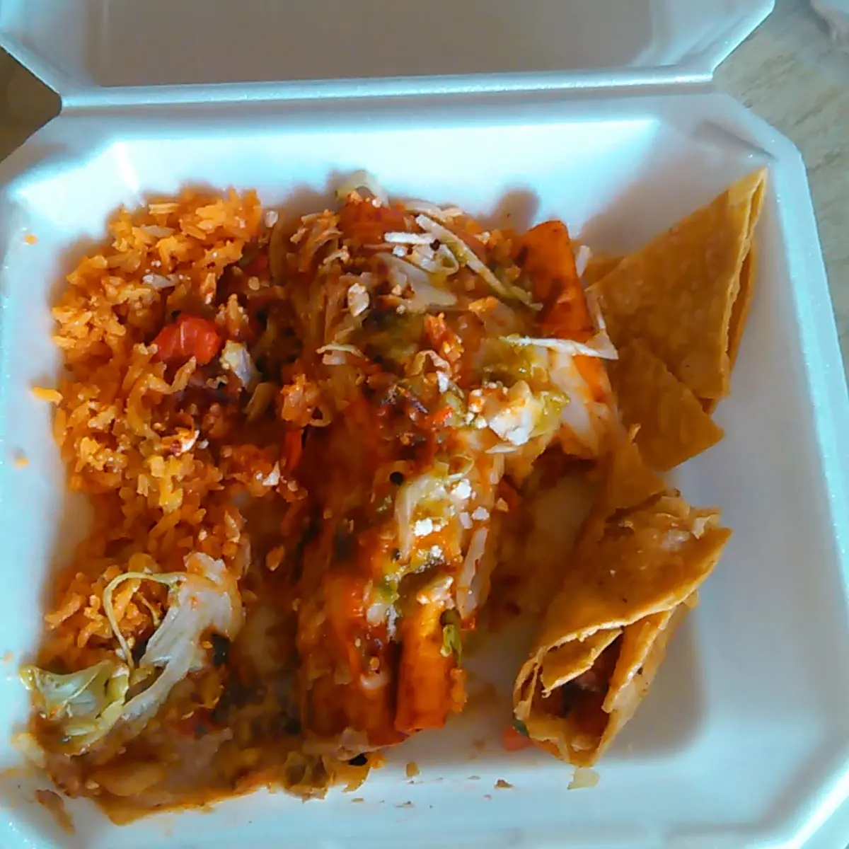 Chicken Enchiladas Plate