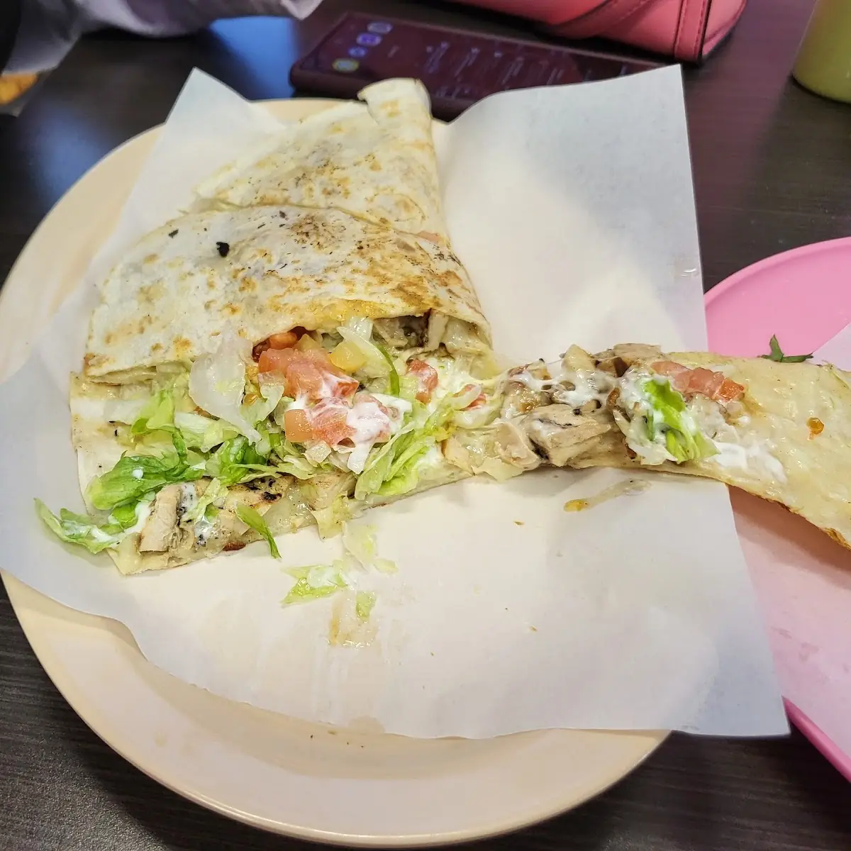 Breaded Chicken Burrito