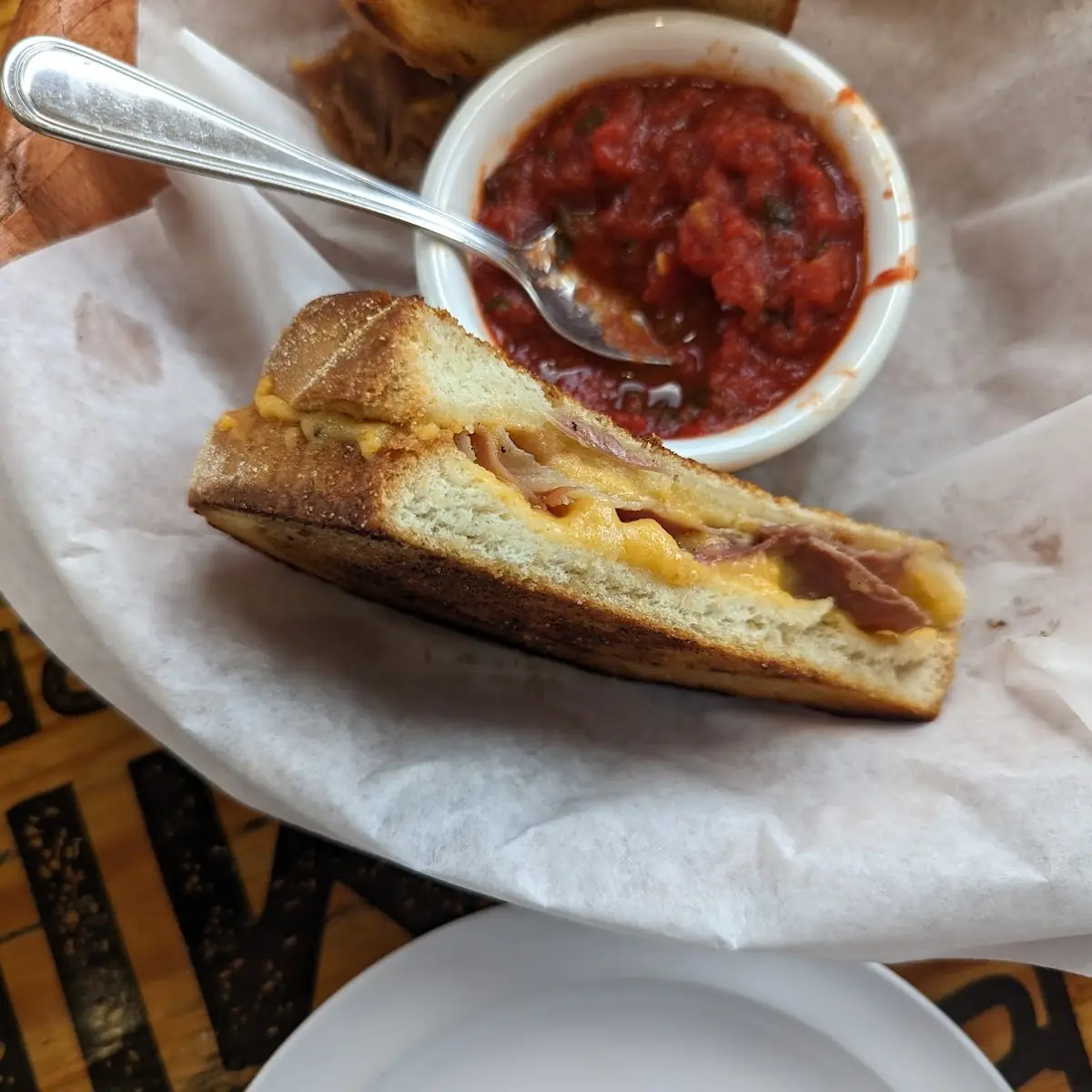Beer Cheese Griddled Sandwich