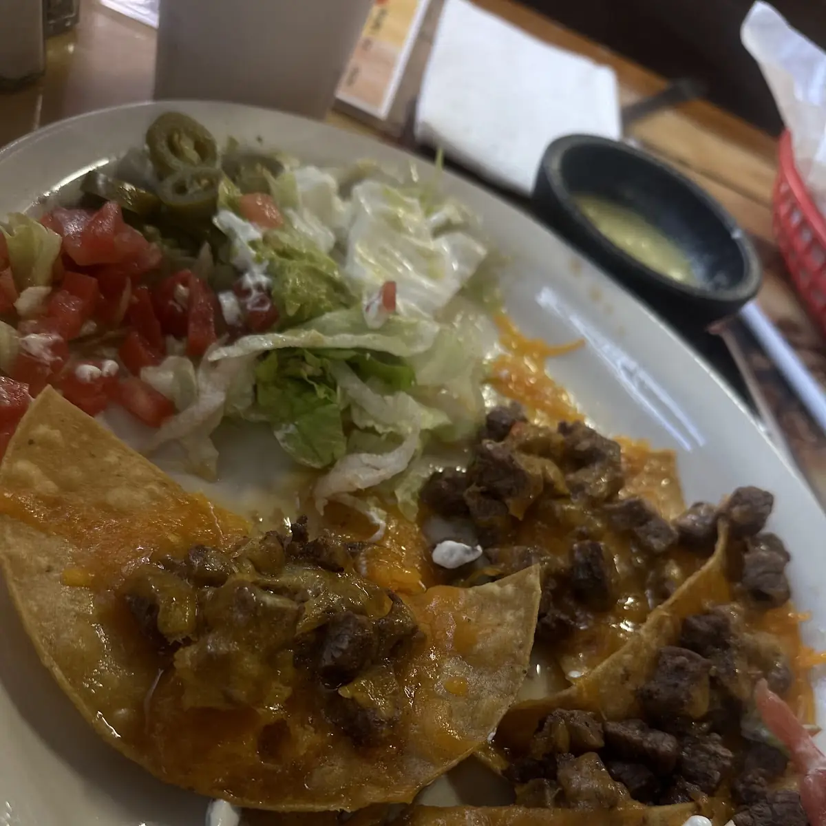 Bean & Cheese Nachos
