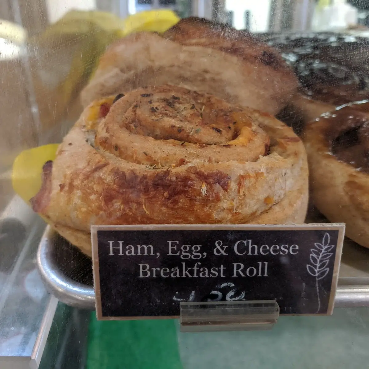 Ham Egg and Cheese Breakfast Roll