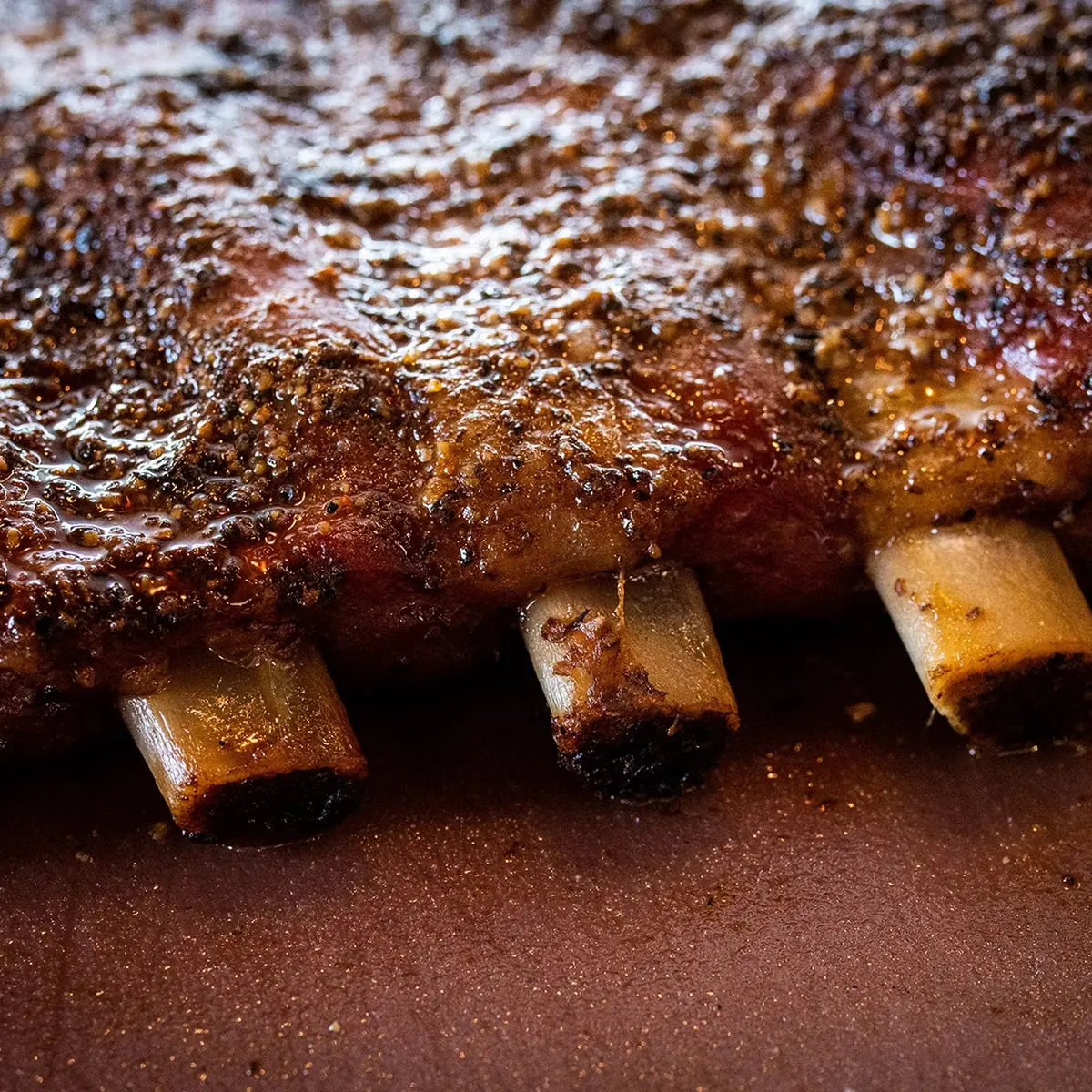 Pan of Pork Ribs