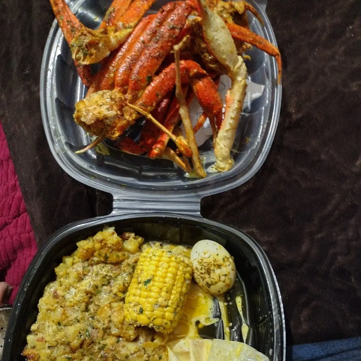 1 2 lb Baked Snow Crab Cluster Only