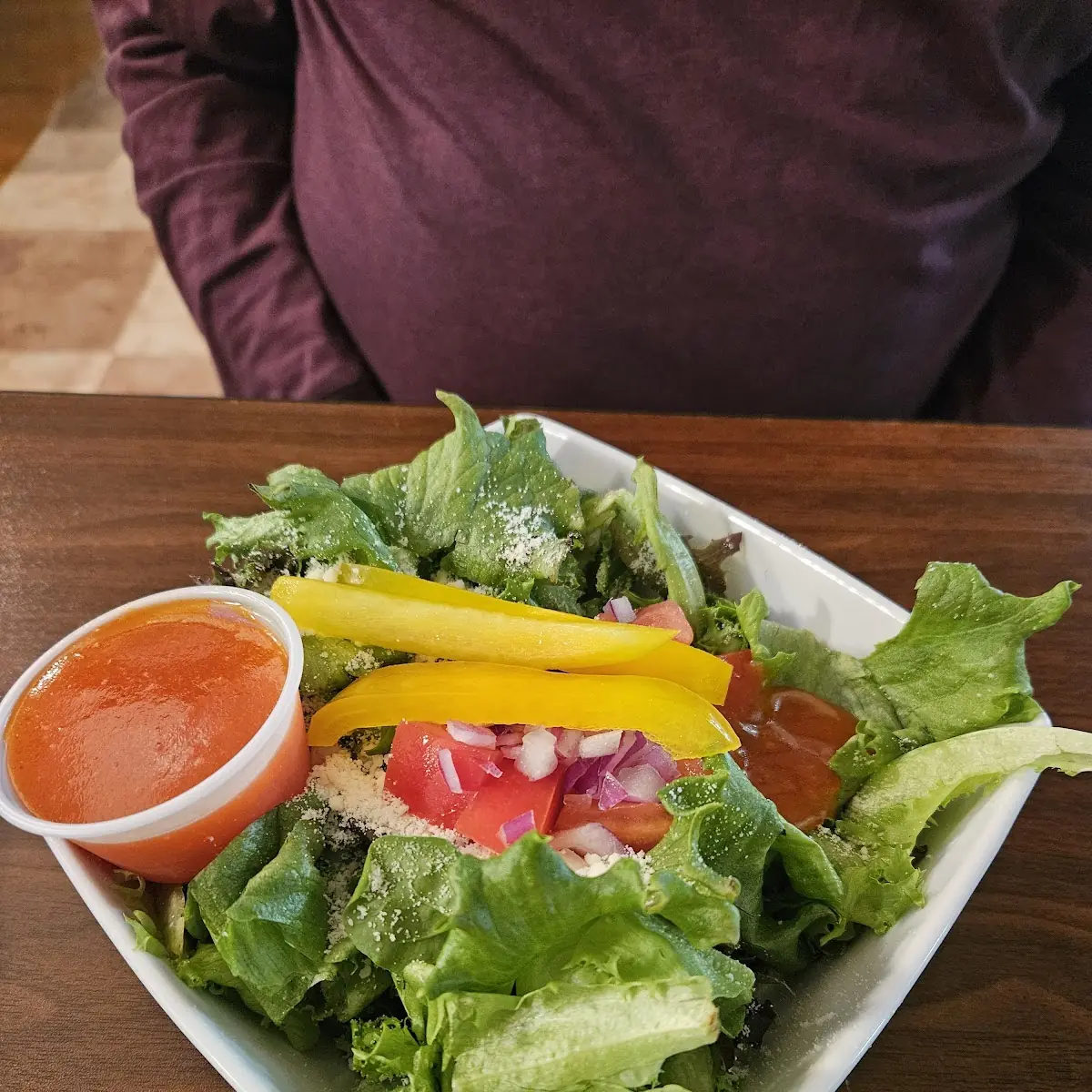 Side Salad Spring Mix w French Dressing