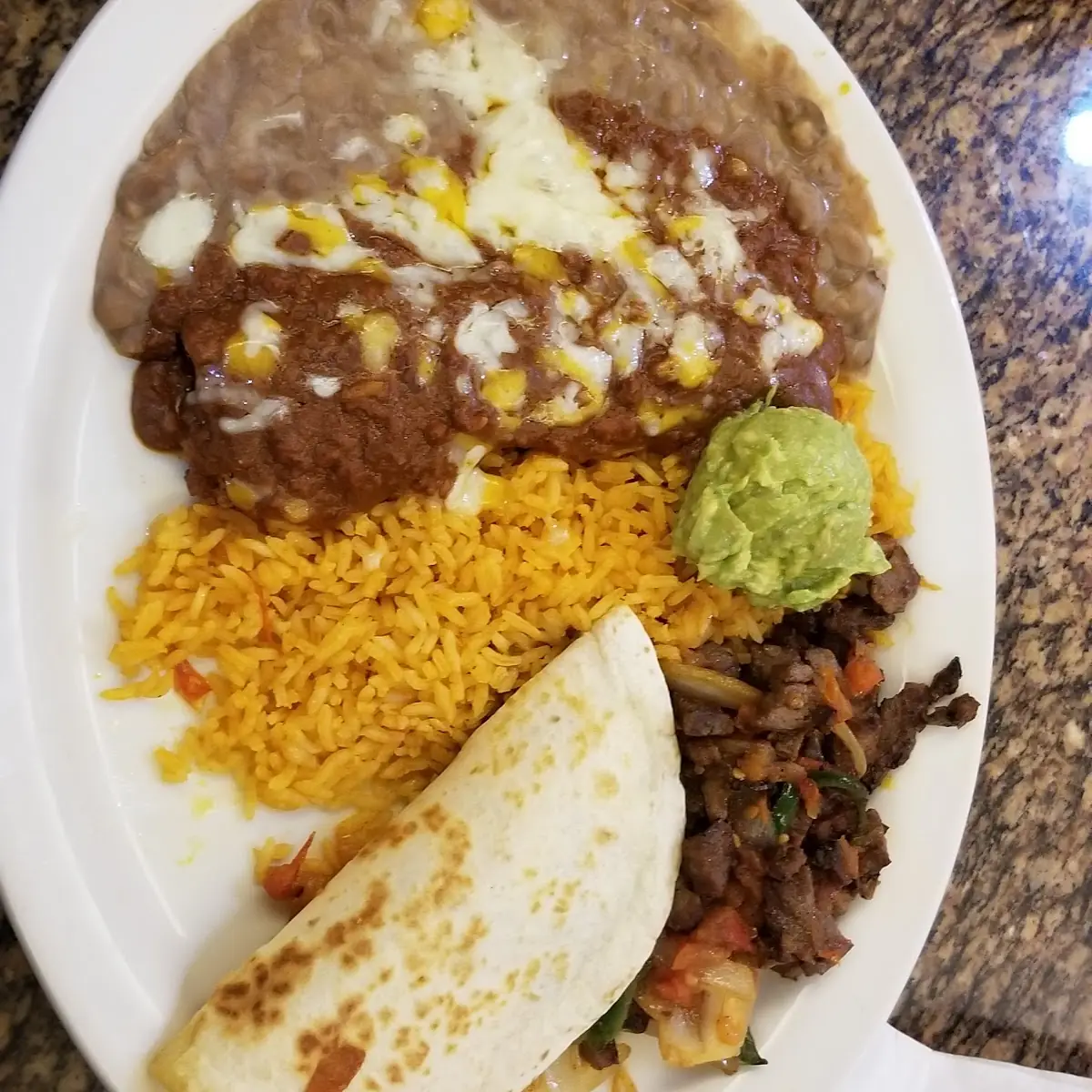 Cheese Enchilada & Cheese Taco