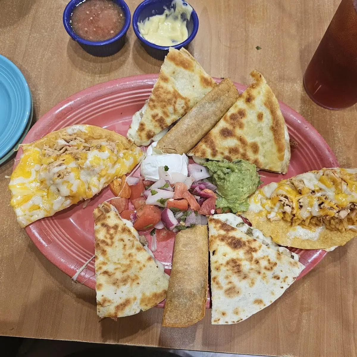 Kids Quesadilla with Rice & Beans