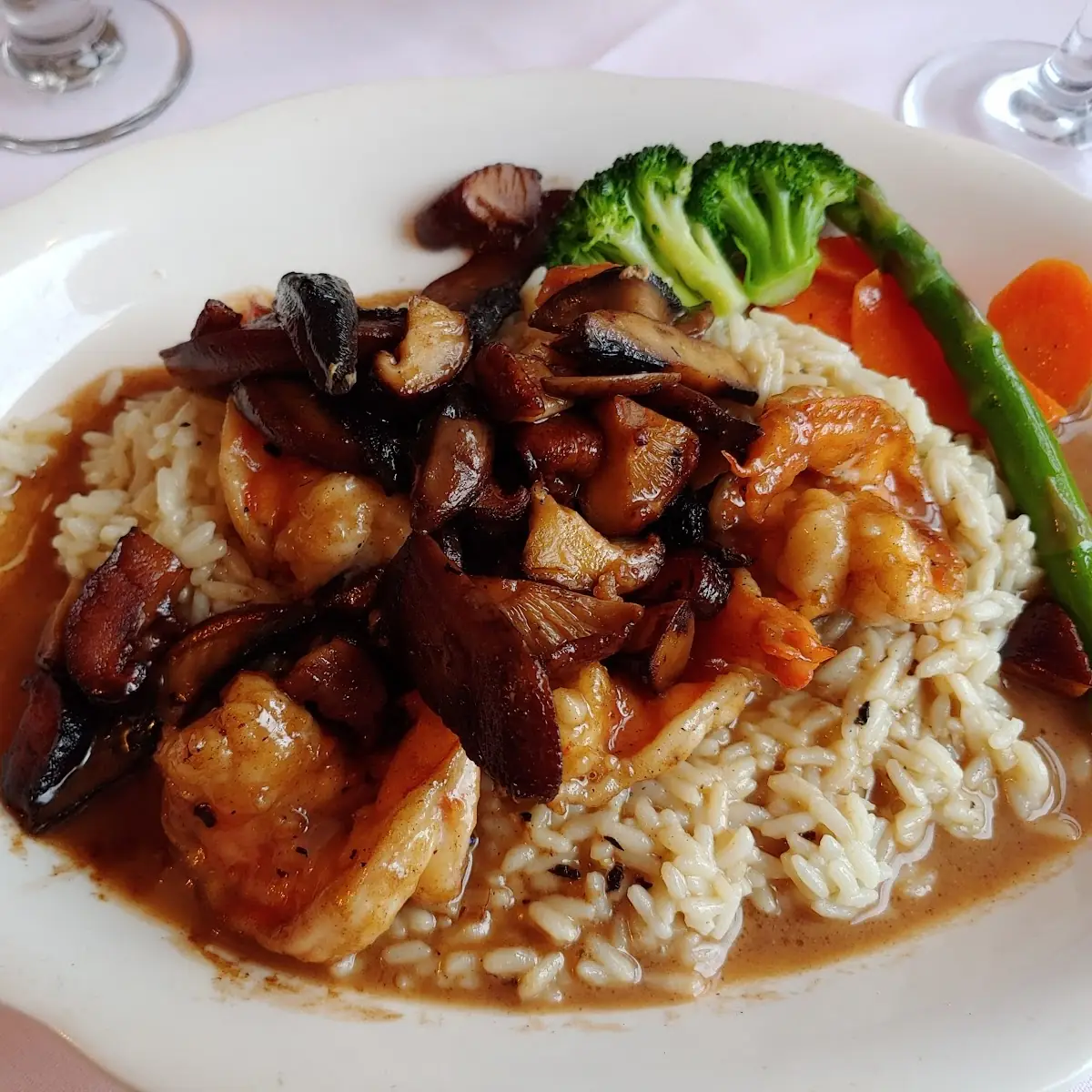 All Served with White Rice Risotto&Vegetable