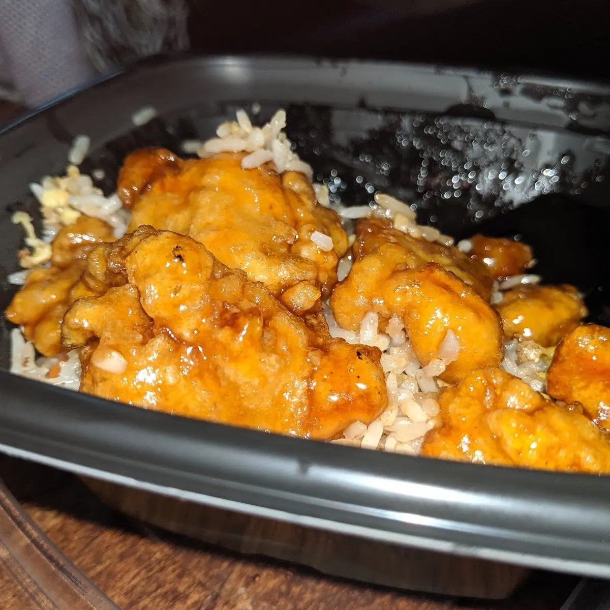 Orange Chicken Bowl with Fried Rice