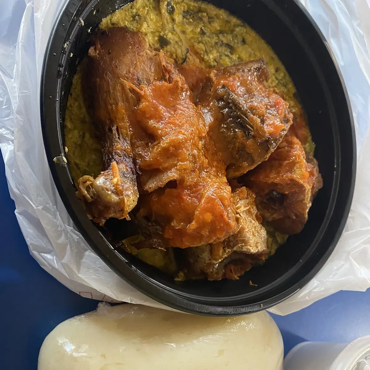 Fufu and Egusi Soup