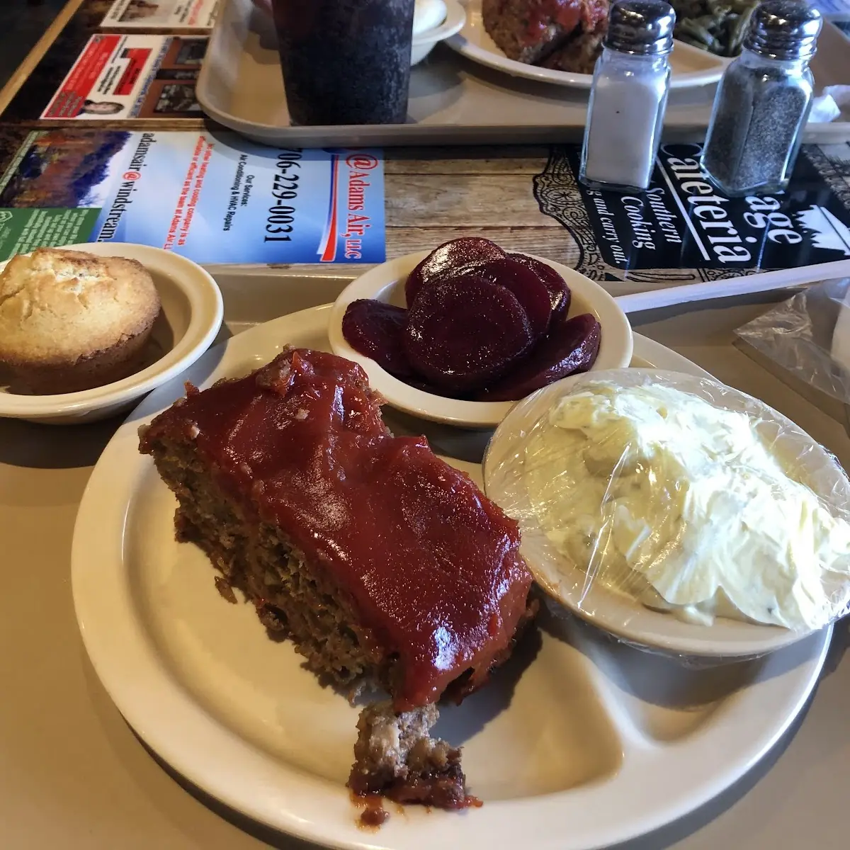 Meatloaf with Mashed Potatoes