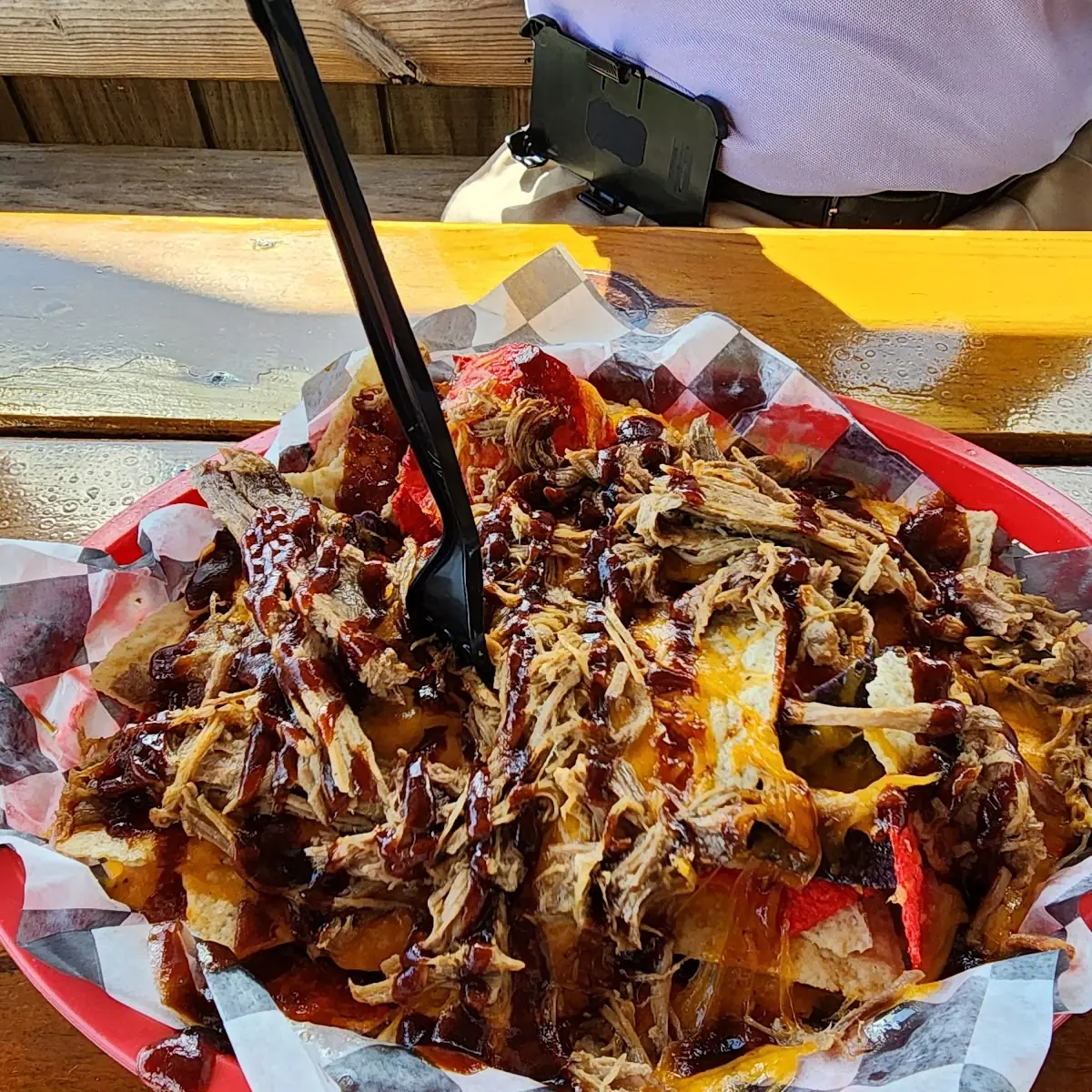 BBQ Pork Nachos
