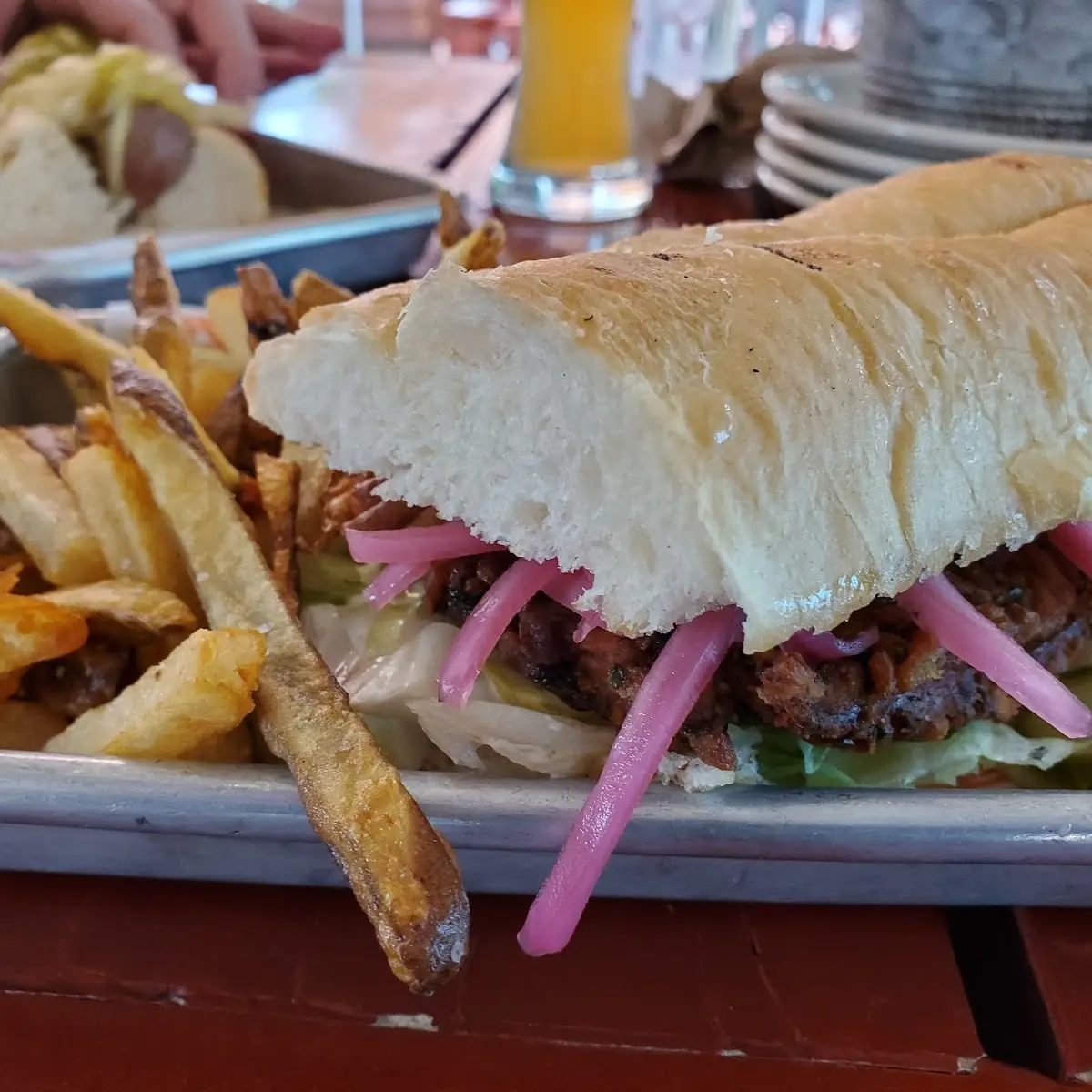 Pork Schnitzel Sandwich