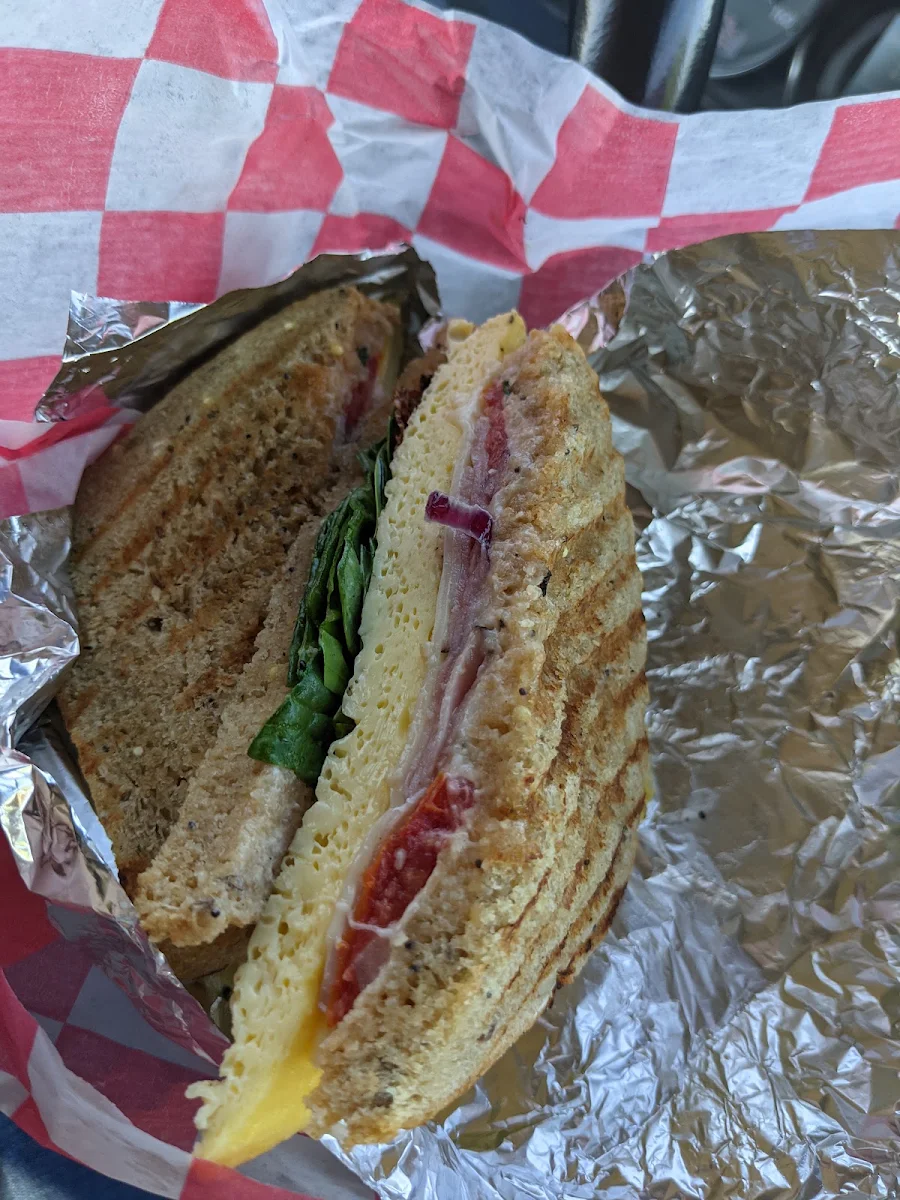 Turkey Bacon and Swiss Sandwich