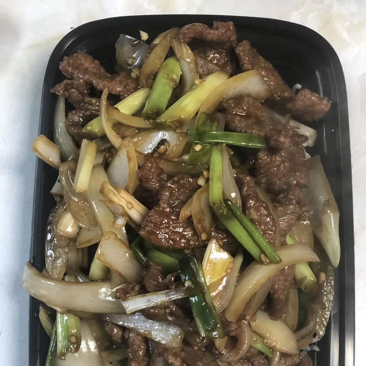 Beef w Garlic Sauce