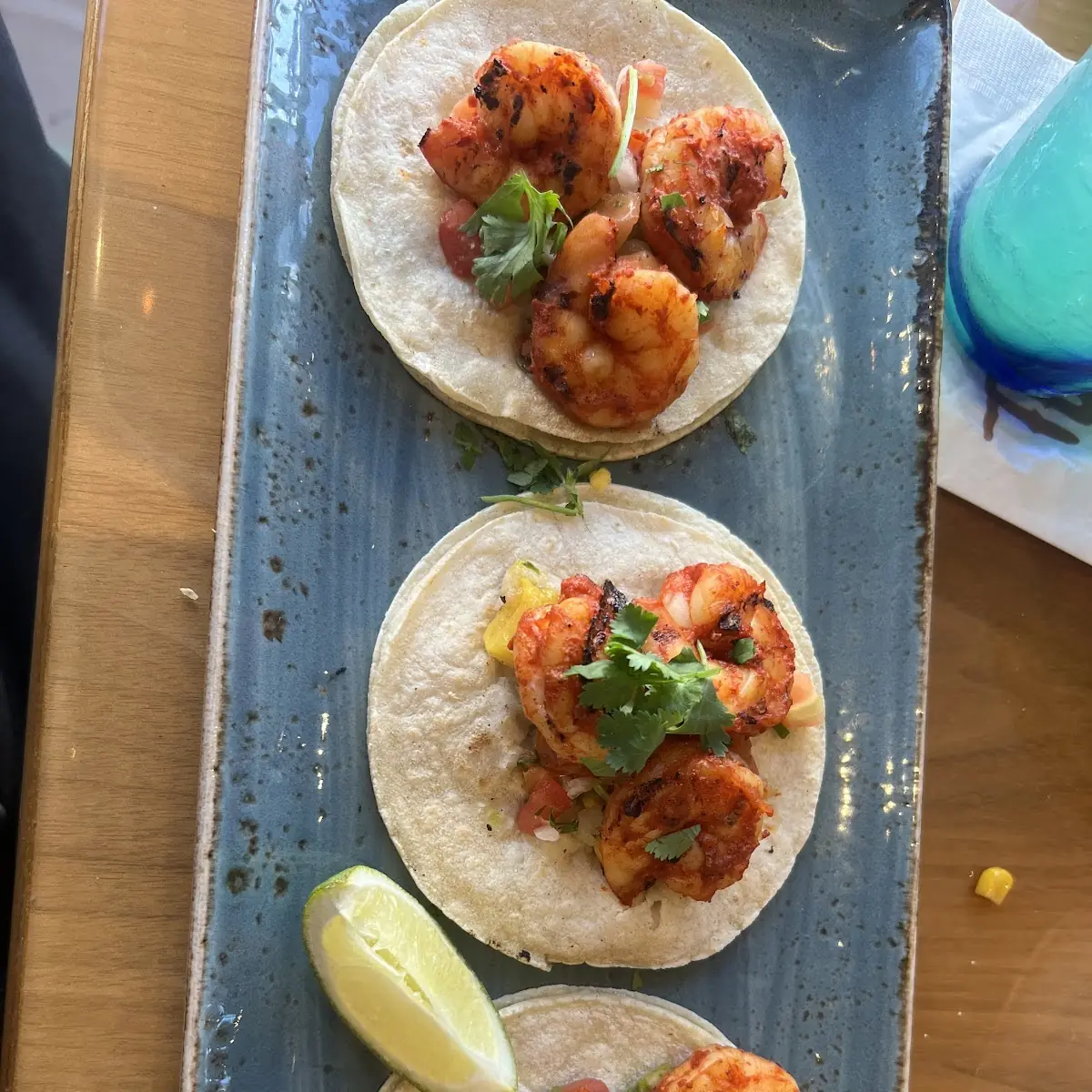 Sweet Chili Shrimp Fajitas