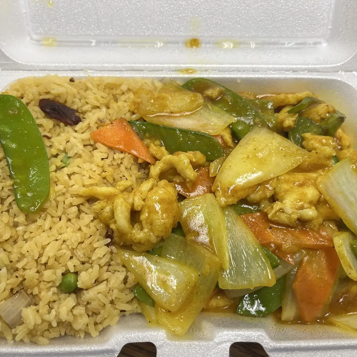 Lunch Curry Shrimp