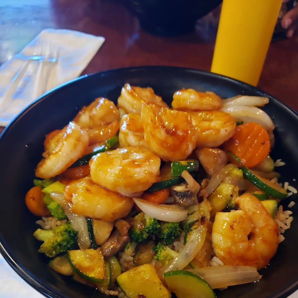 Jumbo Shrimp and Rice Bowl