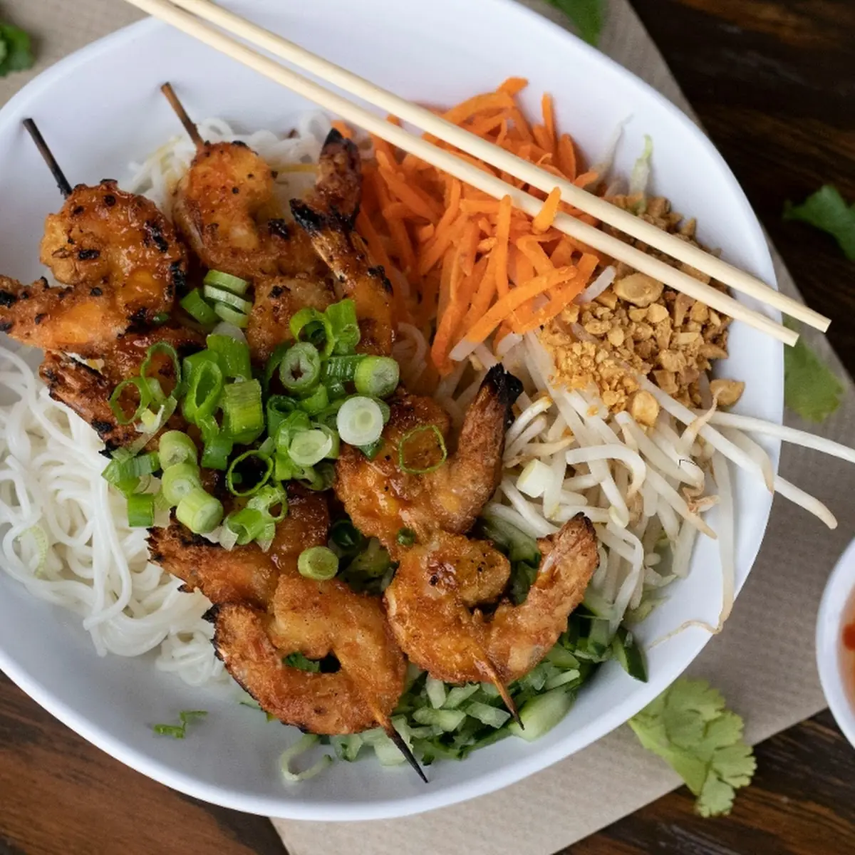 Viet Eggrolls Vermicelli Plate