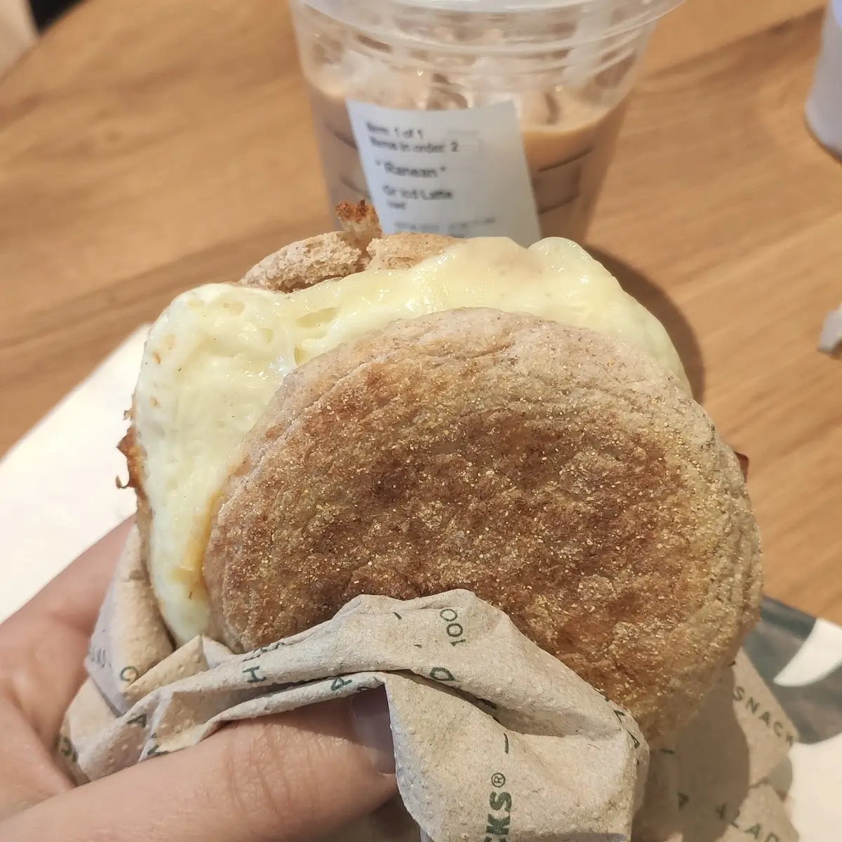 Turkey Bacon Cheddar & Egg White Sandwich