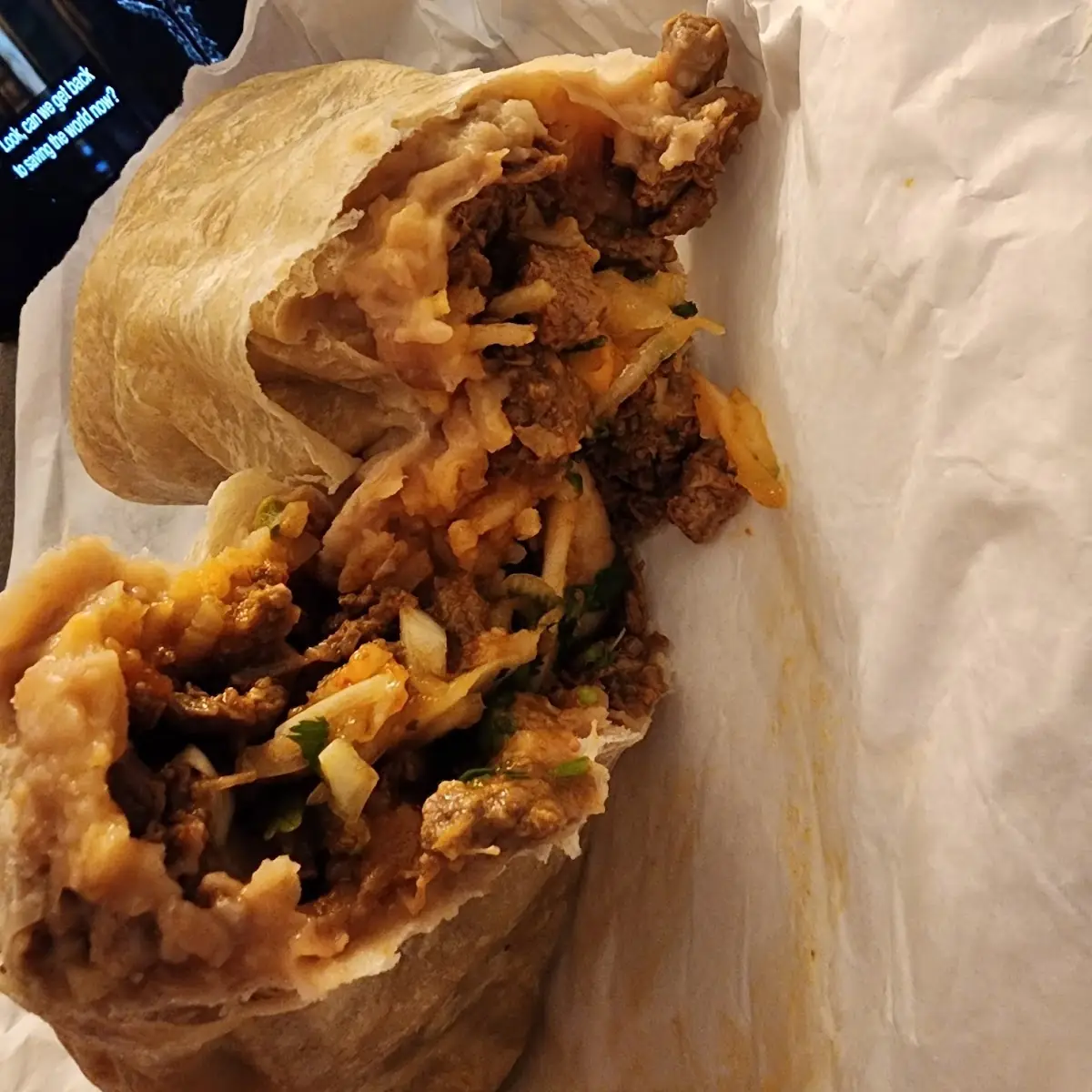 Carne Asada Burrito