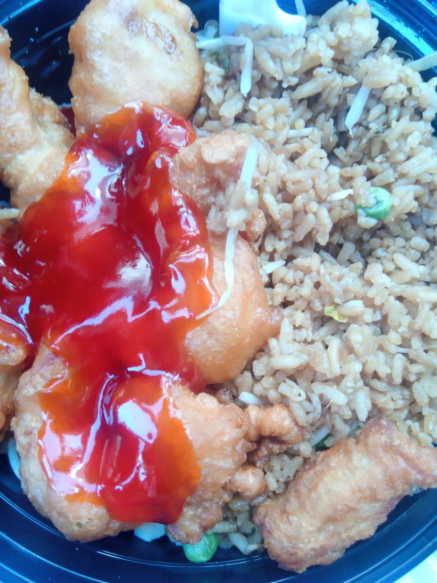 Chicken Balls with Fried Rice, China House