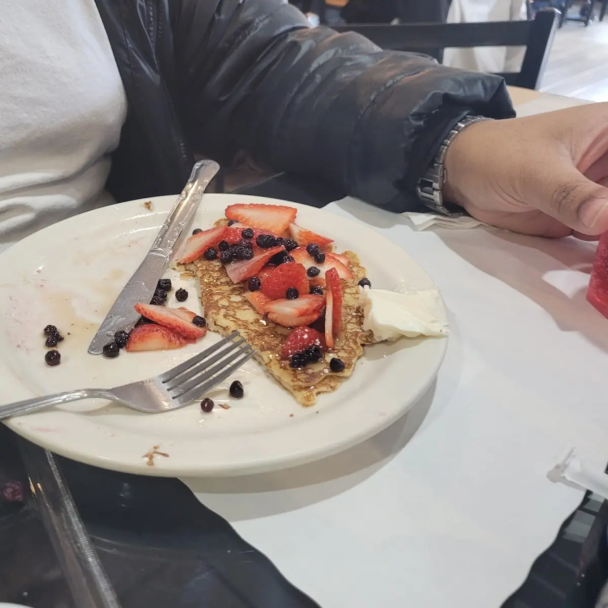 Short Stack Blueberry Strawberry Pancakes