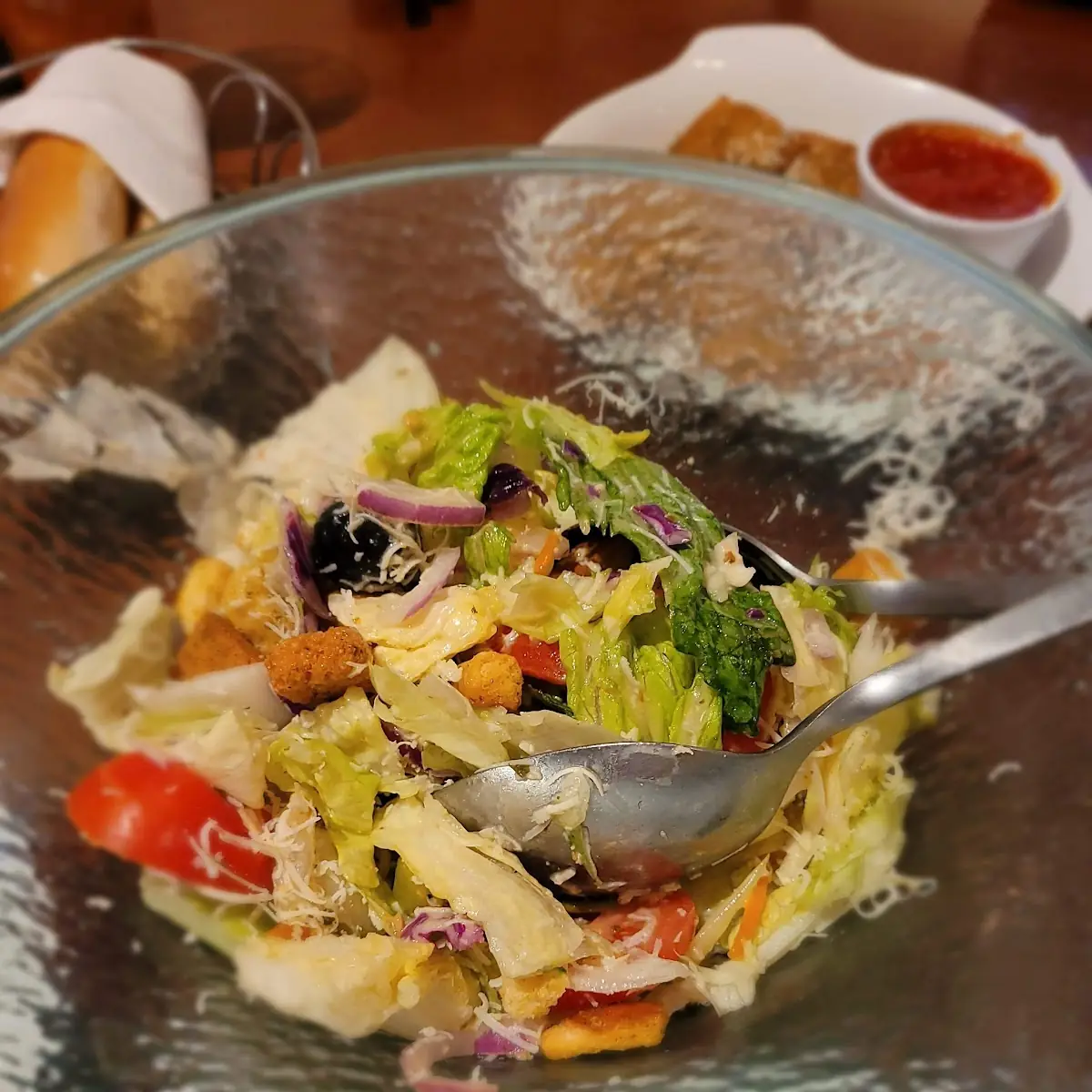 Garden Salad with Italian Dressing